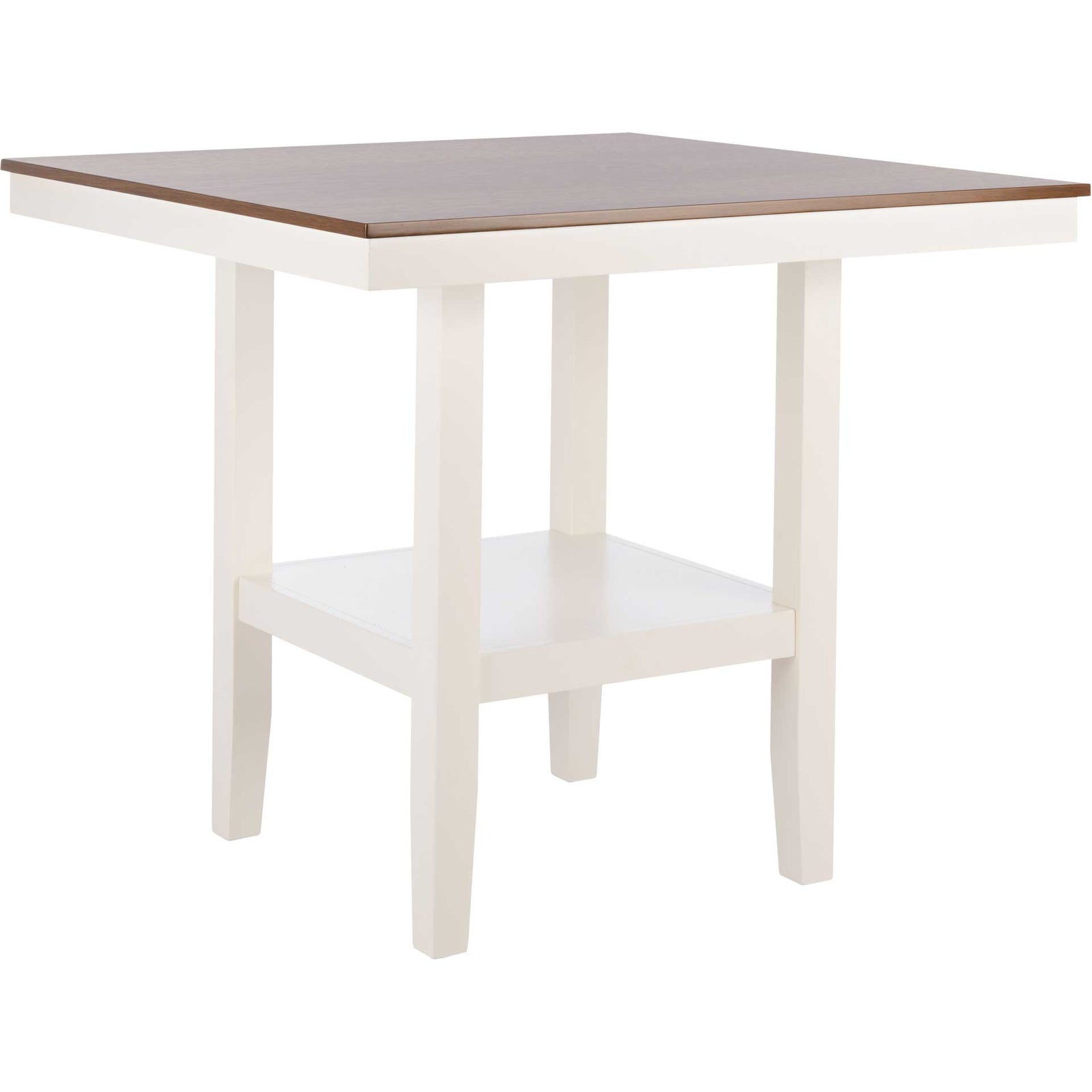 Yuki Square Counter Table White/Natural