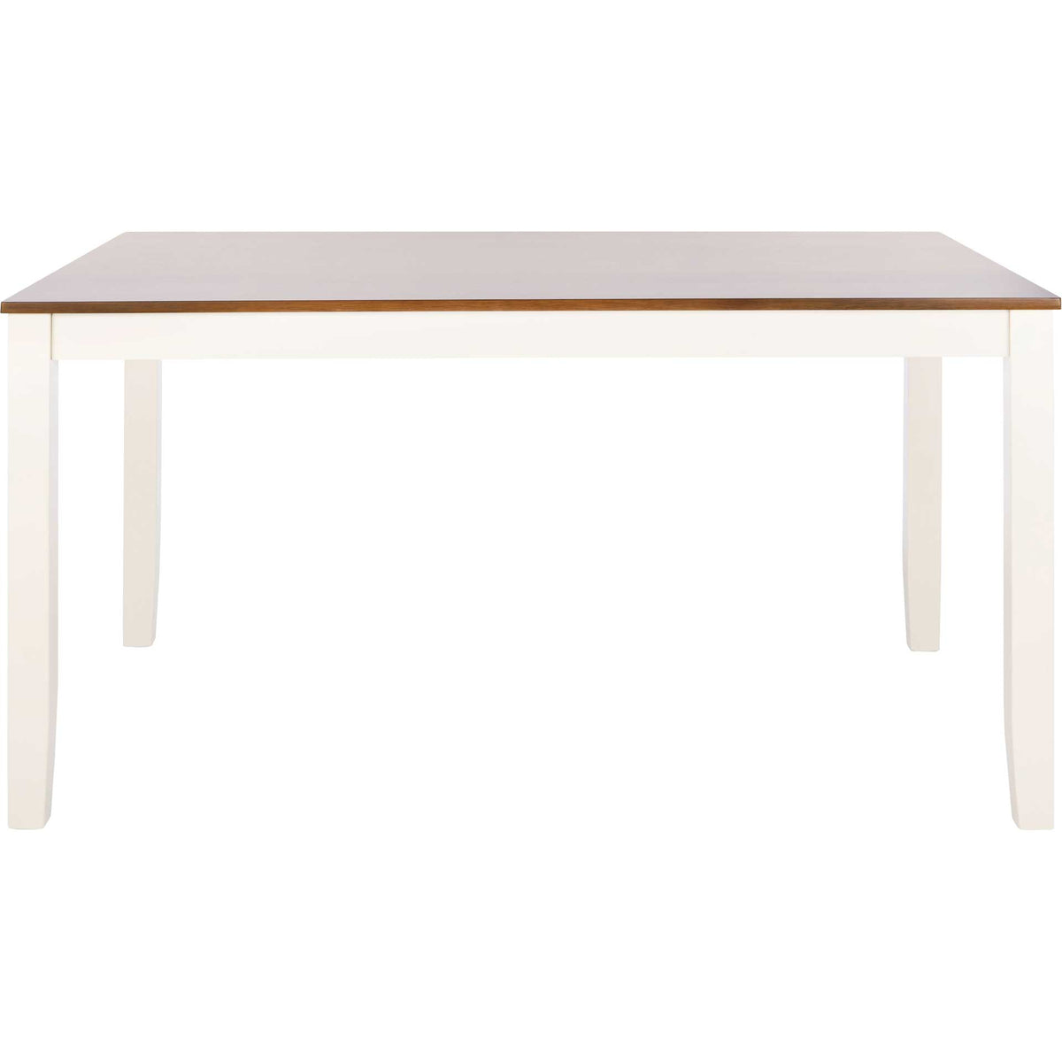 Sicily Rectangle Dining Table White/Natural