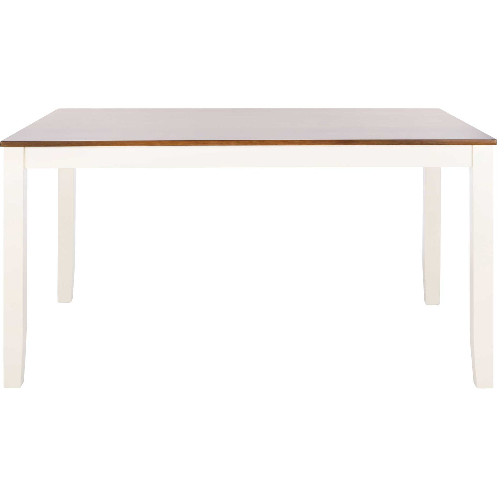 Sicily Rectangle Dining Table White/Natural