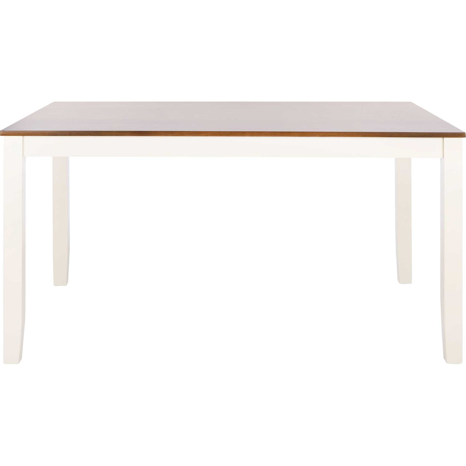 Sicily Rectangle Dining Table White/Natural