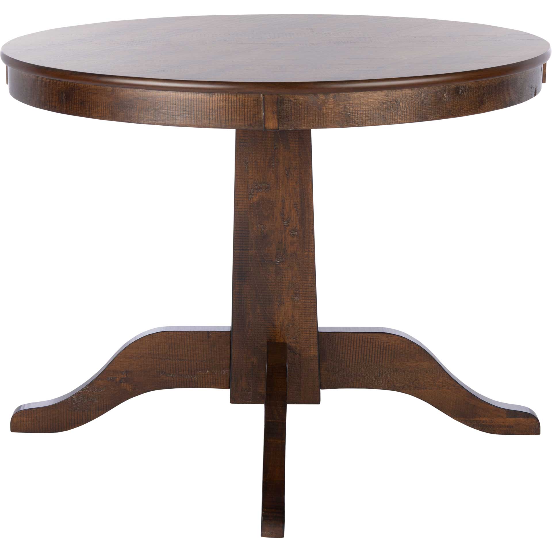Sebastian Round Dining Table Rustic Cafe