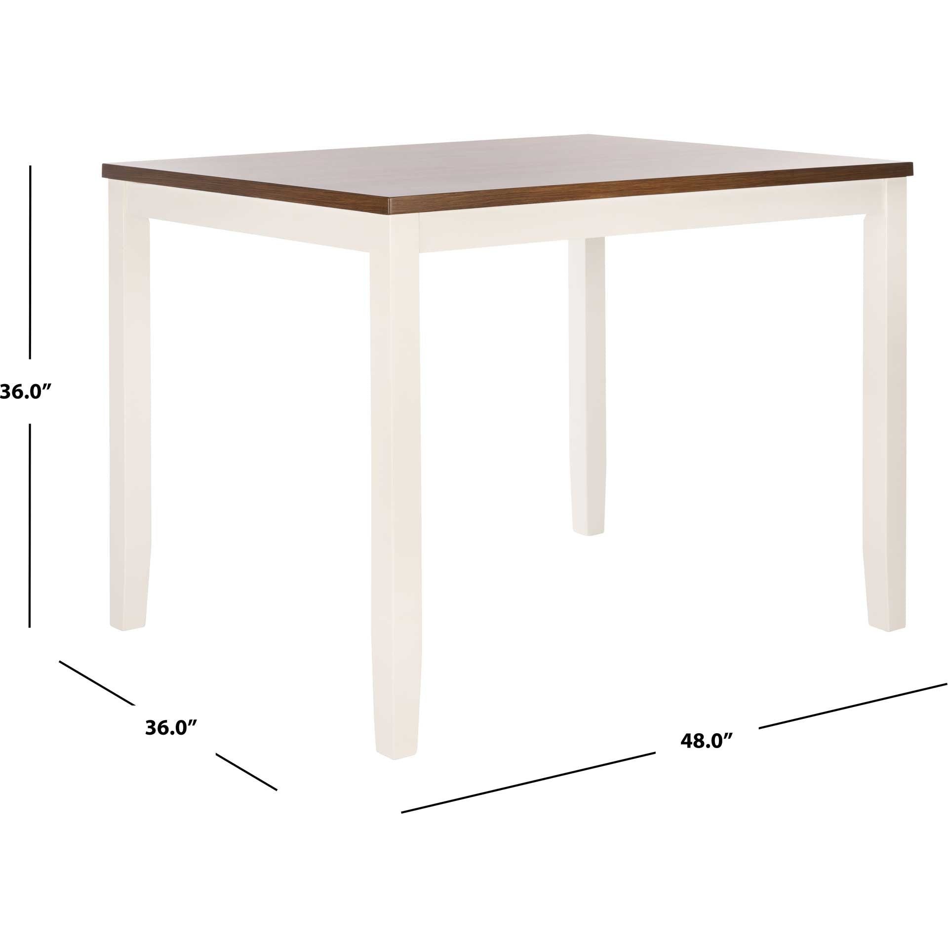 Izumi Rectangle Counter Table White