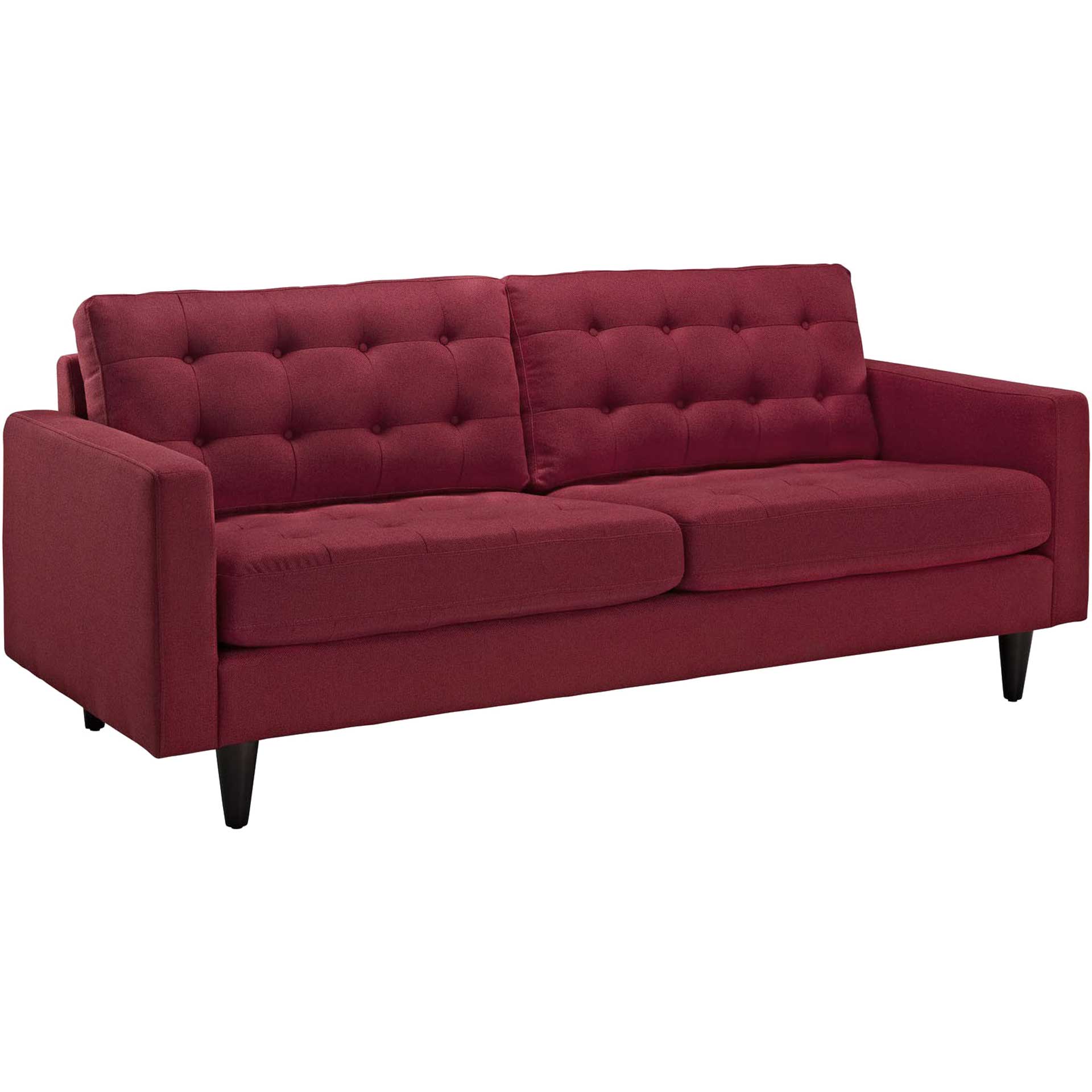 Era Upholstered Sofa Red