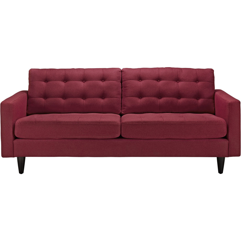 Era Upholstered Sofa Red