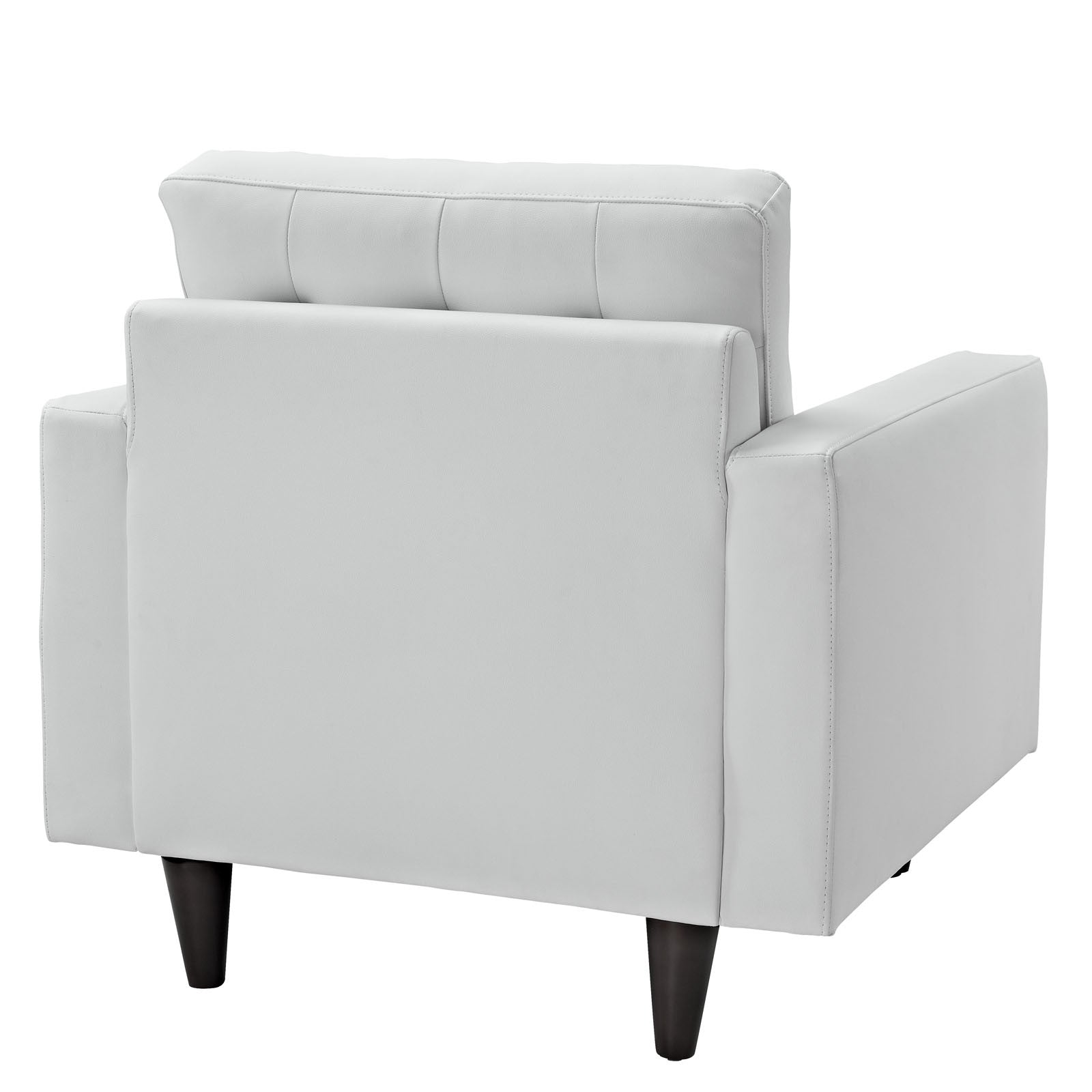 Era Leather Armchair White