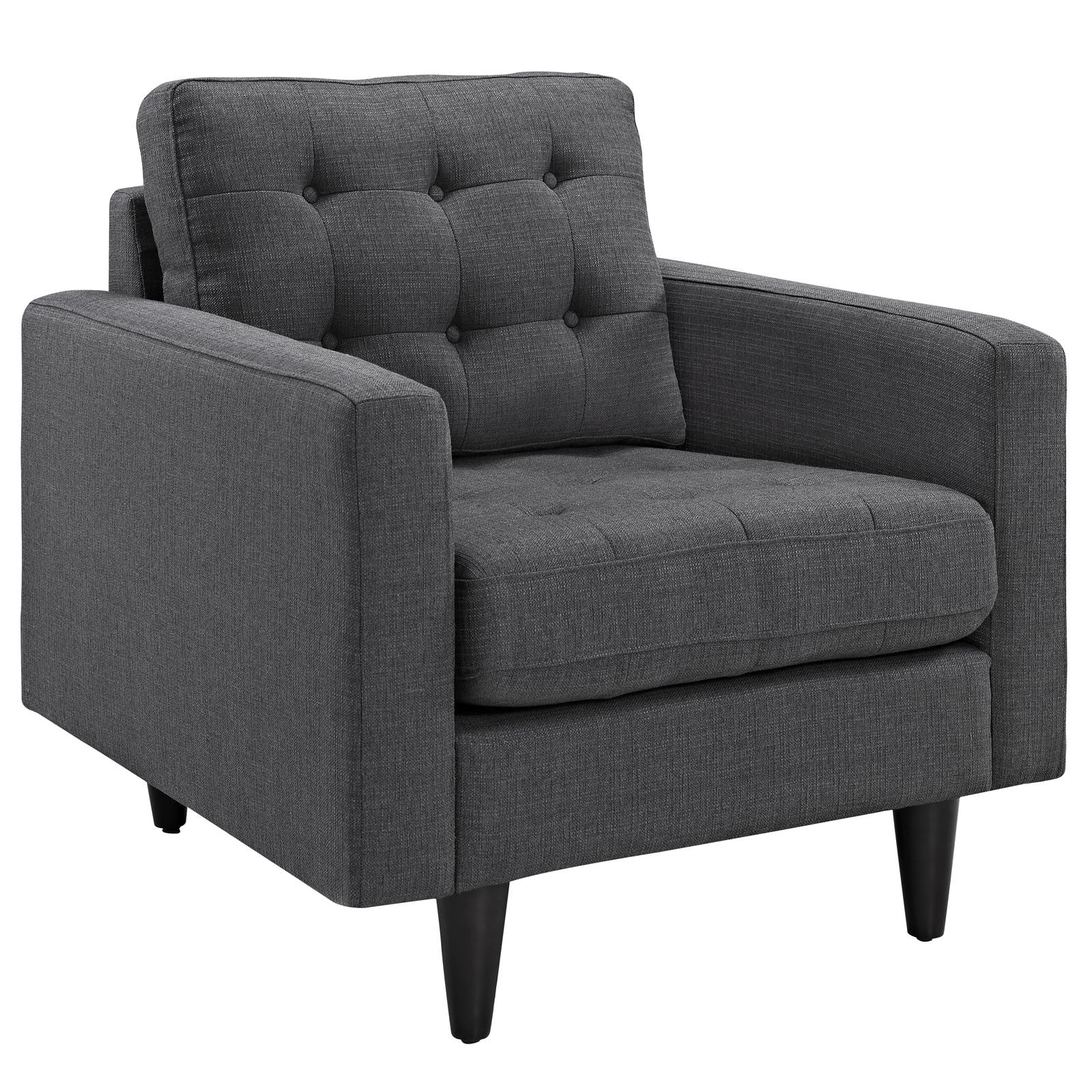 Era Upholstered Armchair Gray