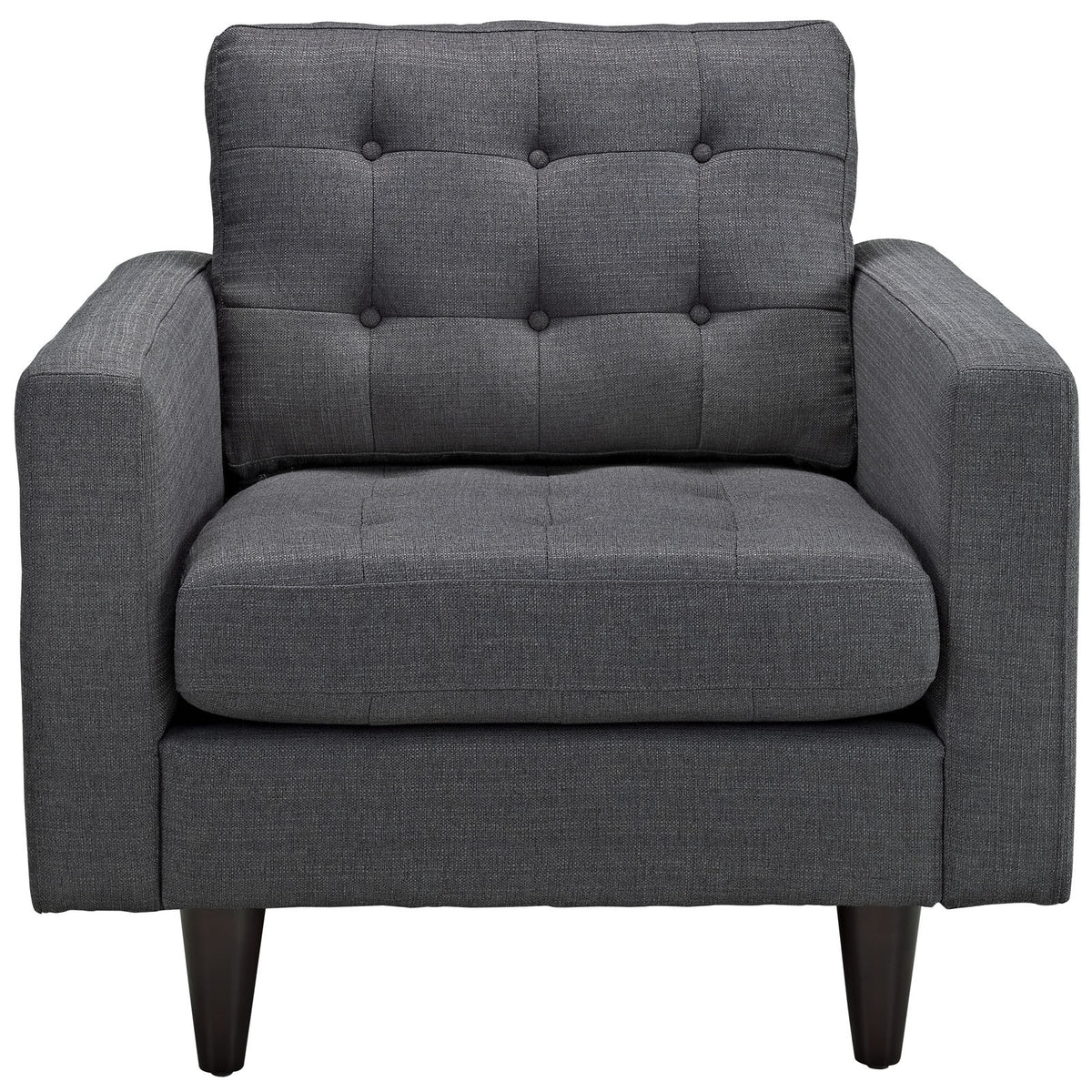 Era Upholstered Armchair Gray
