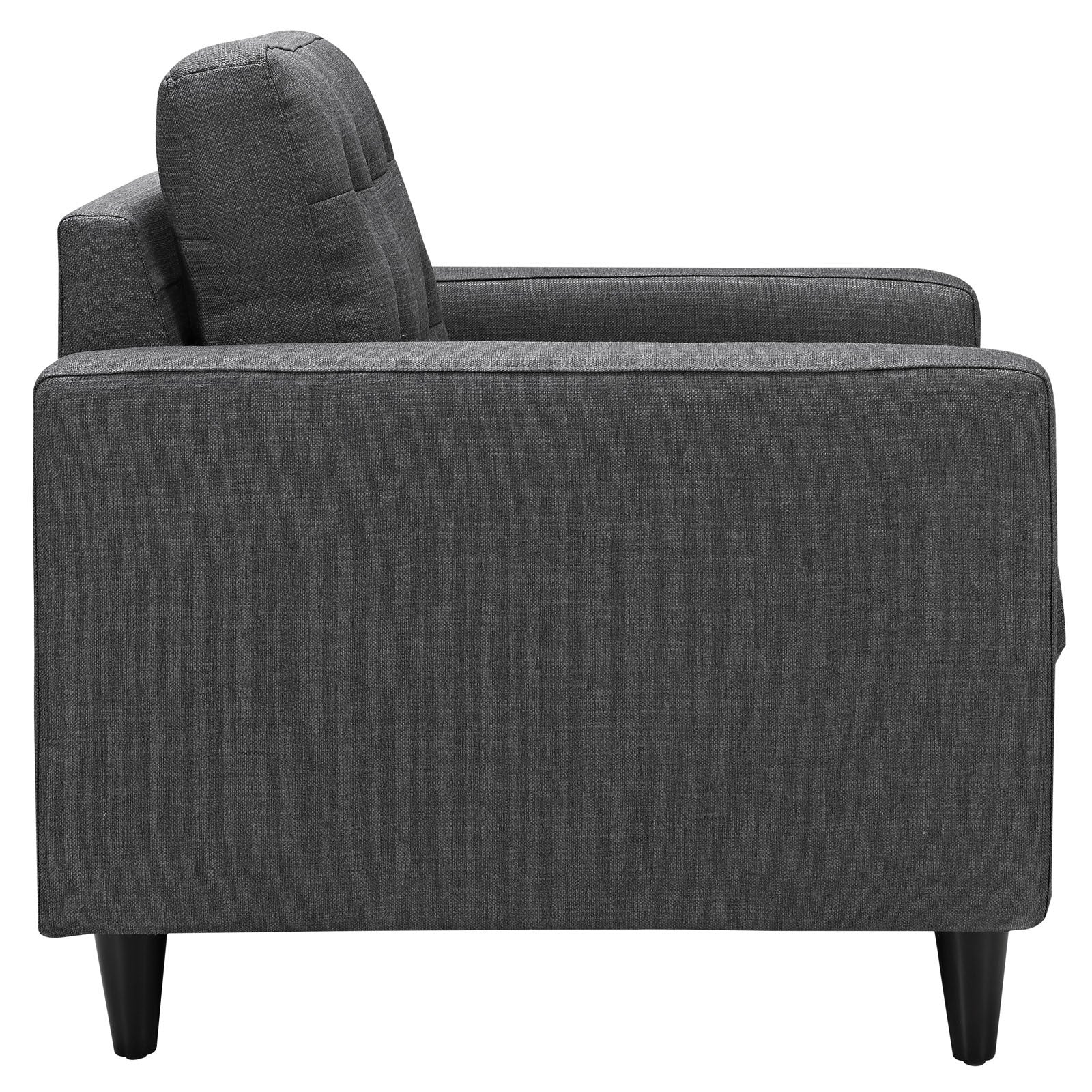 Era Upholstered Armchair Gray