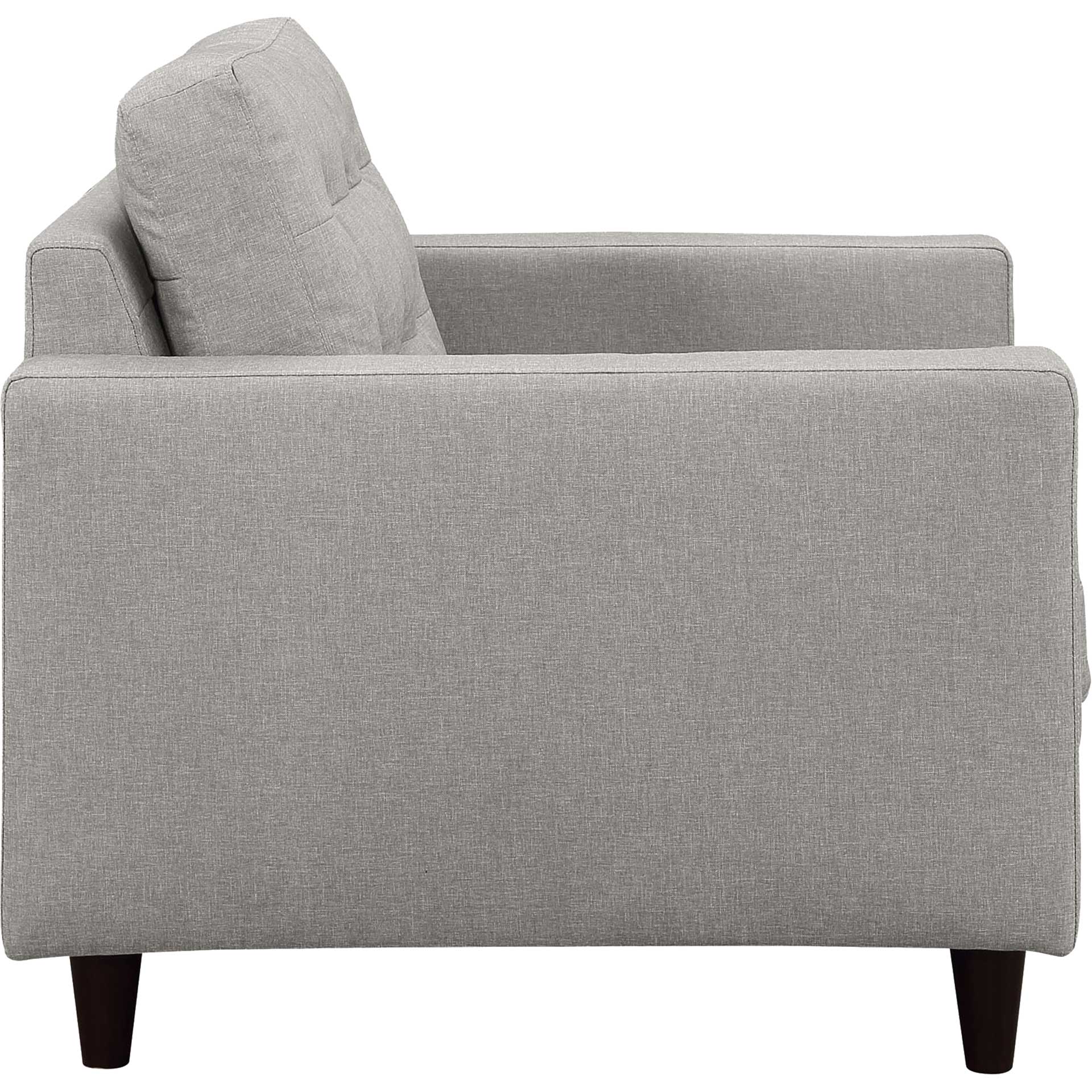 Era Upholstered Armchair Light Gray