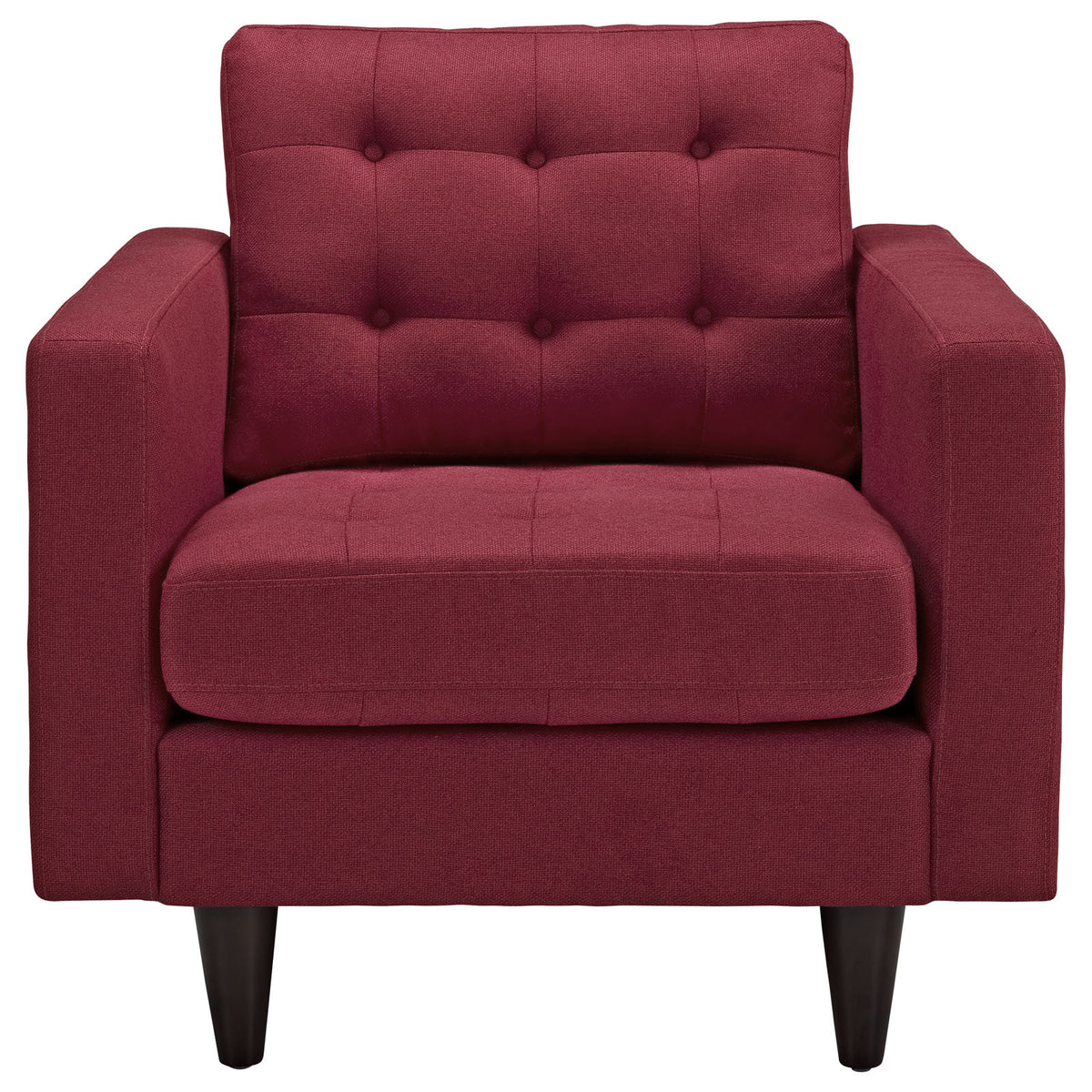 Era Upholstered Armchair Red