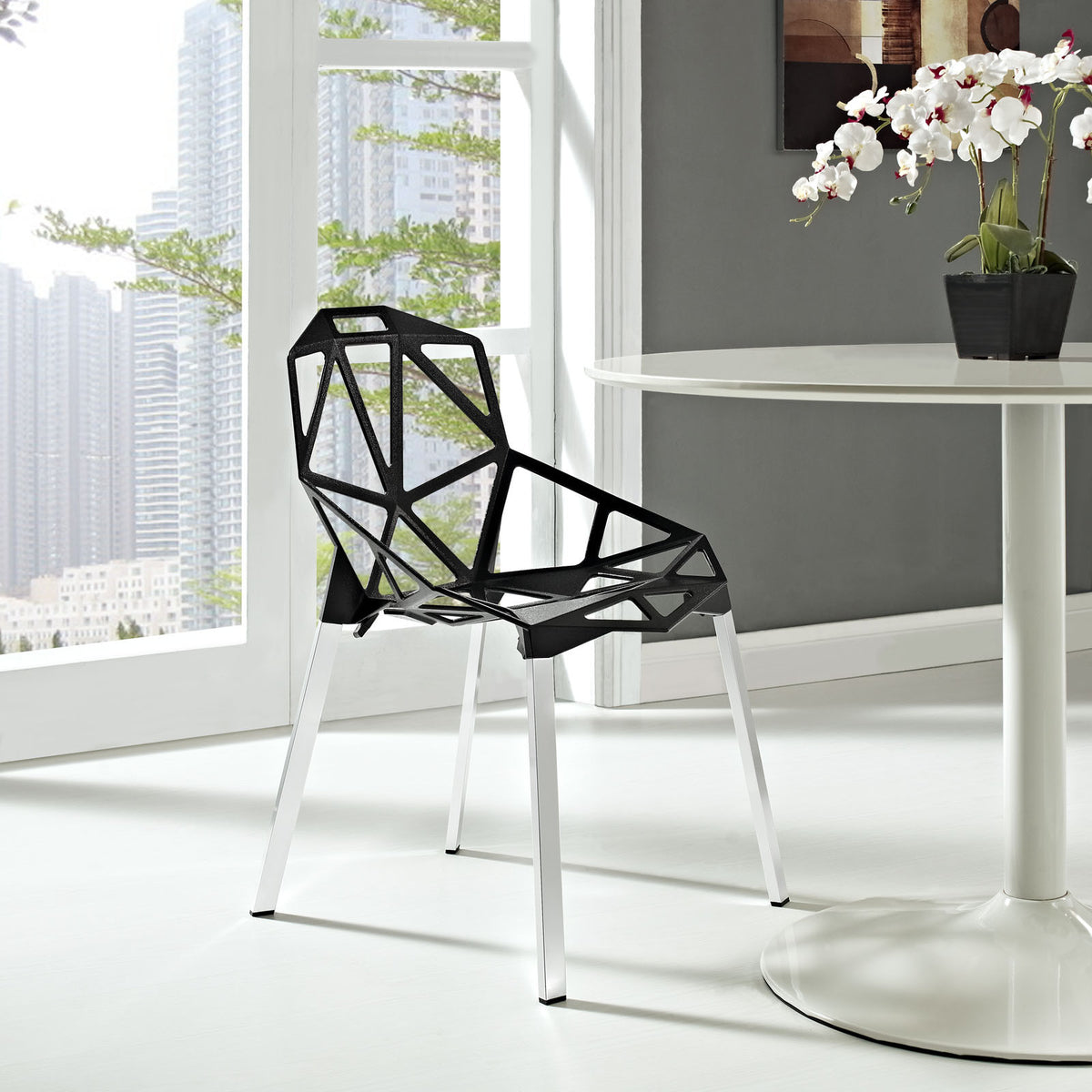 Caenis Side Chair Black