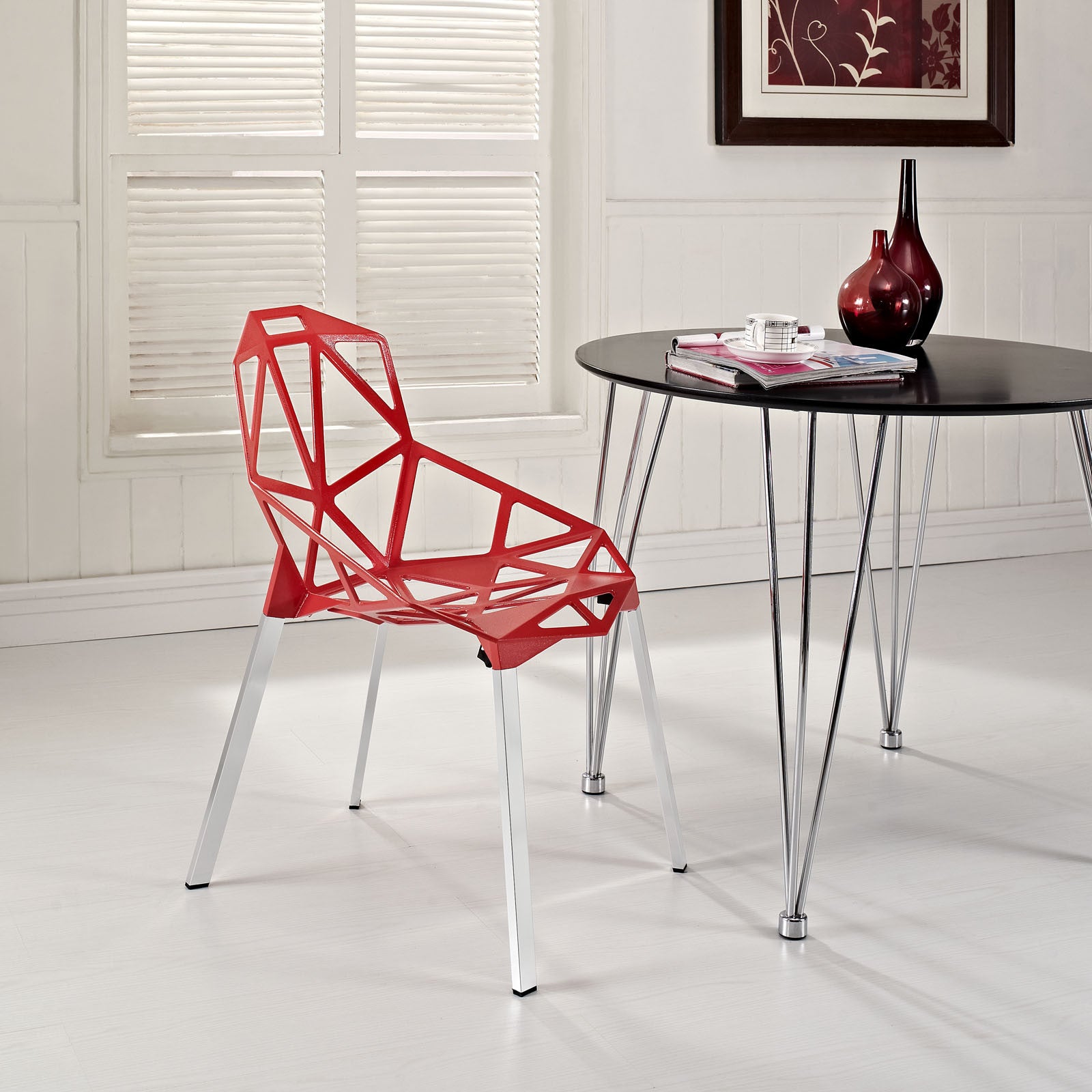 Caenis Side Chair Red