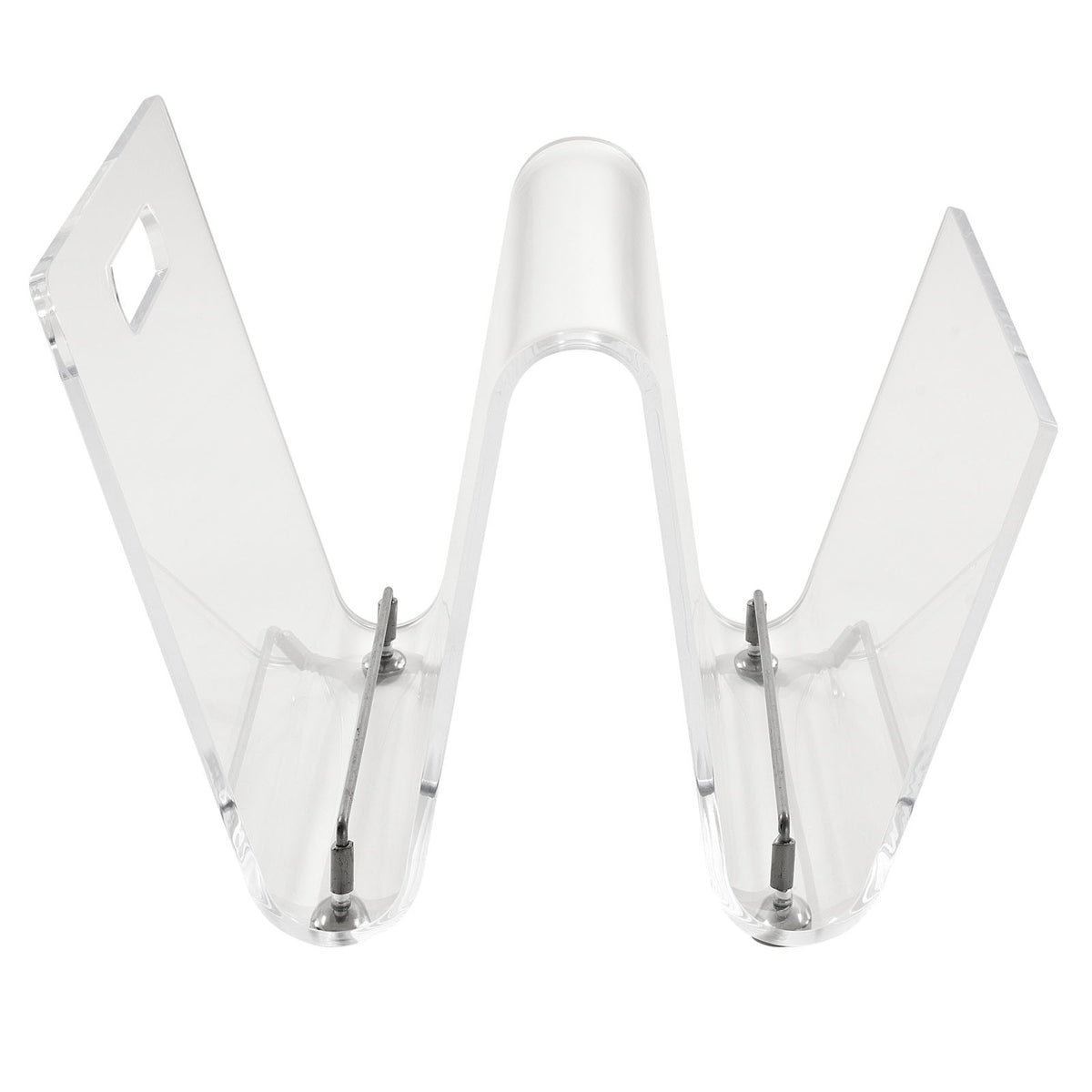 Crescent Magazine Holder Clear