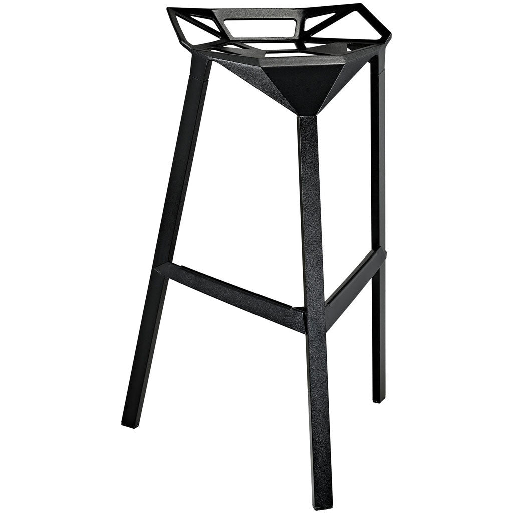 Launceston Stacking Bar Stool Black