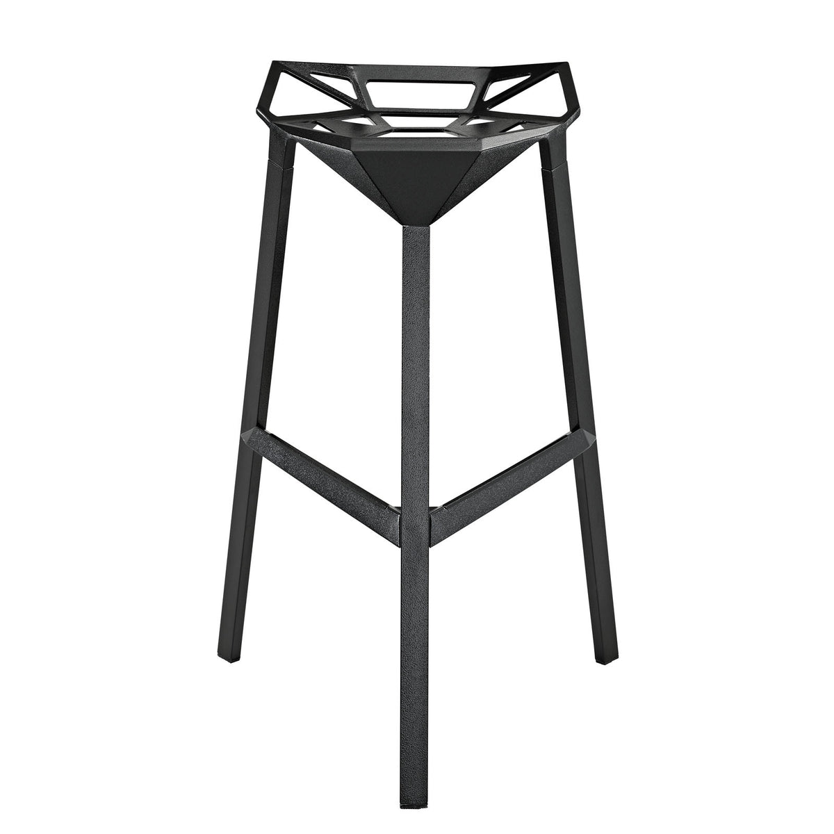 Lift Stacking Bar Stool Black
