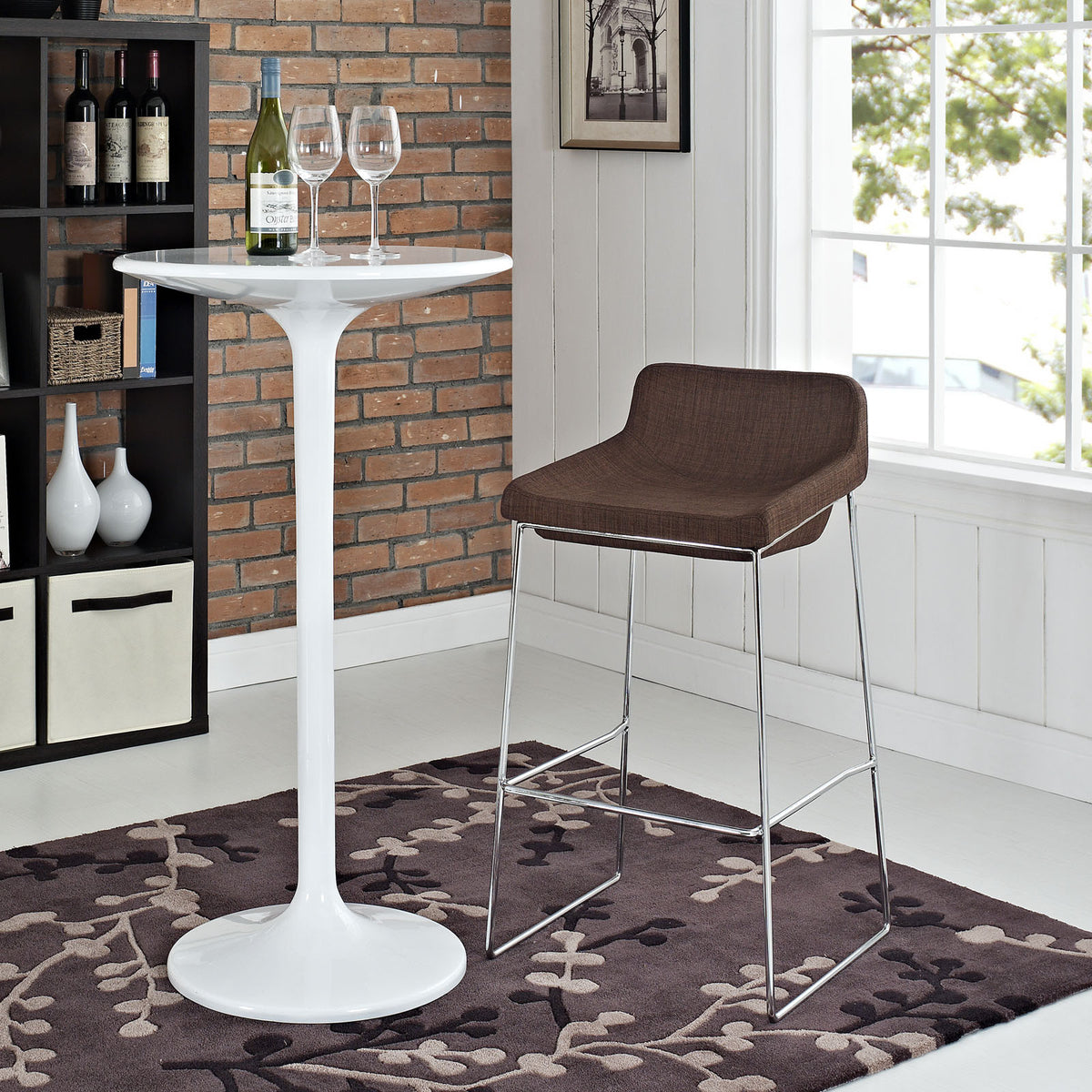Gabriel Bar Stool Brown