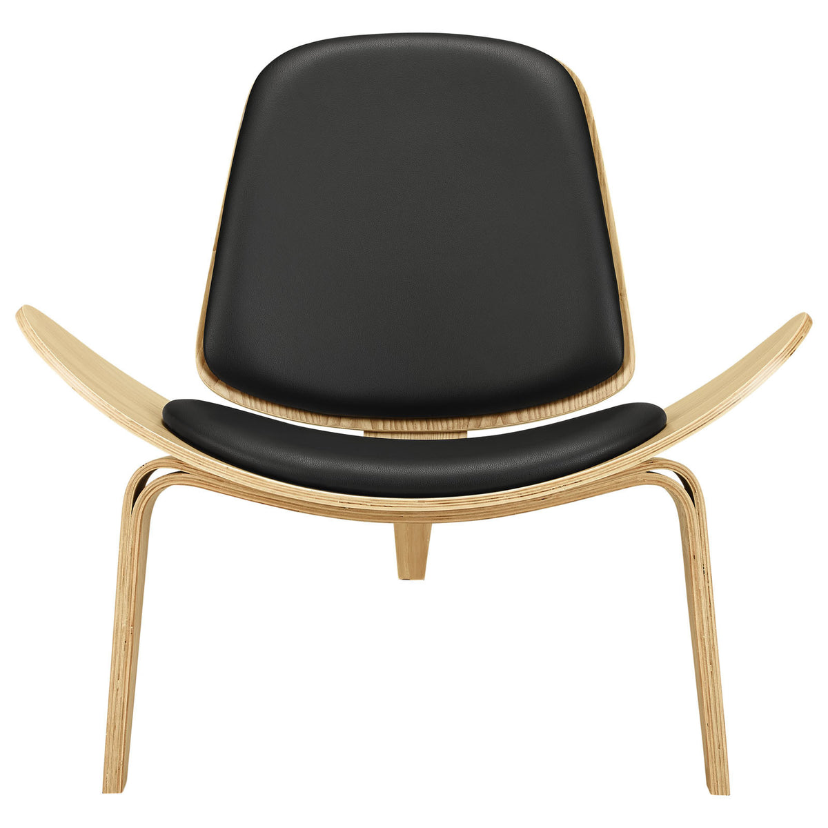 Ark Lounge Chair Oak Black