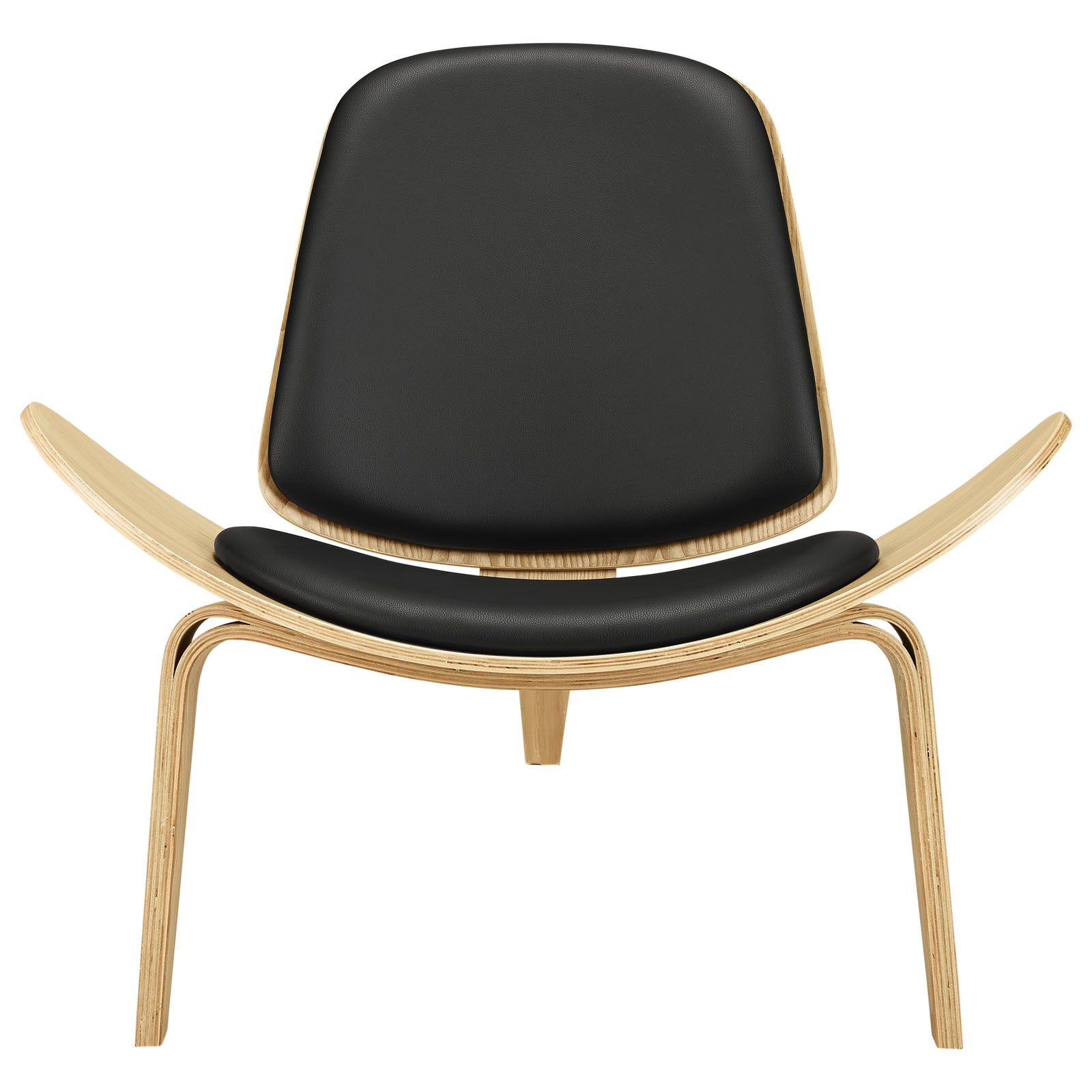 Ark Lounge Chair Oak Black