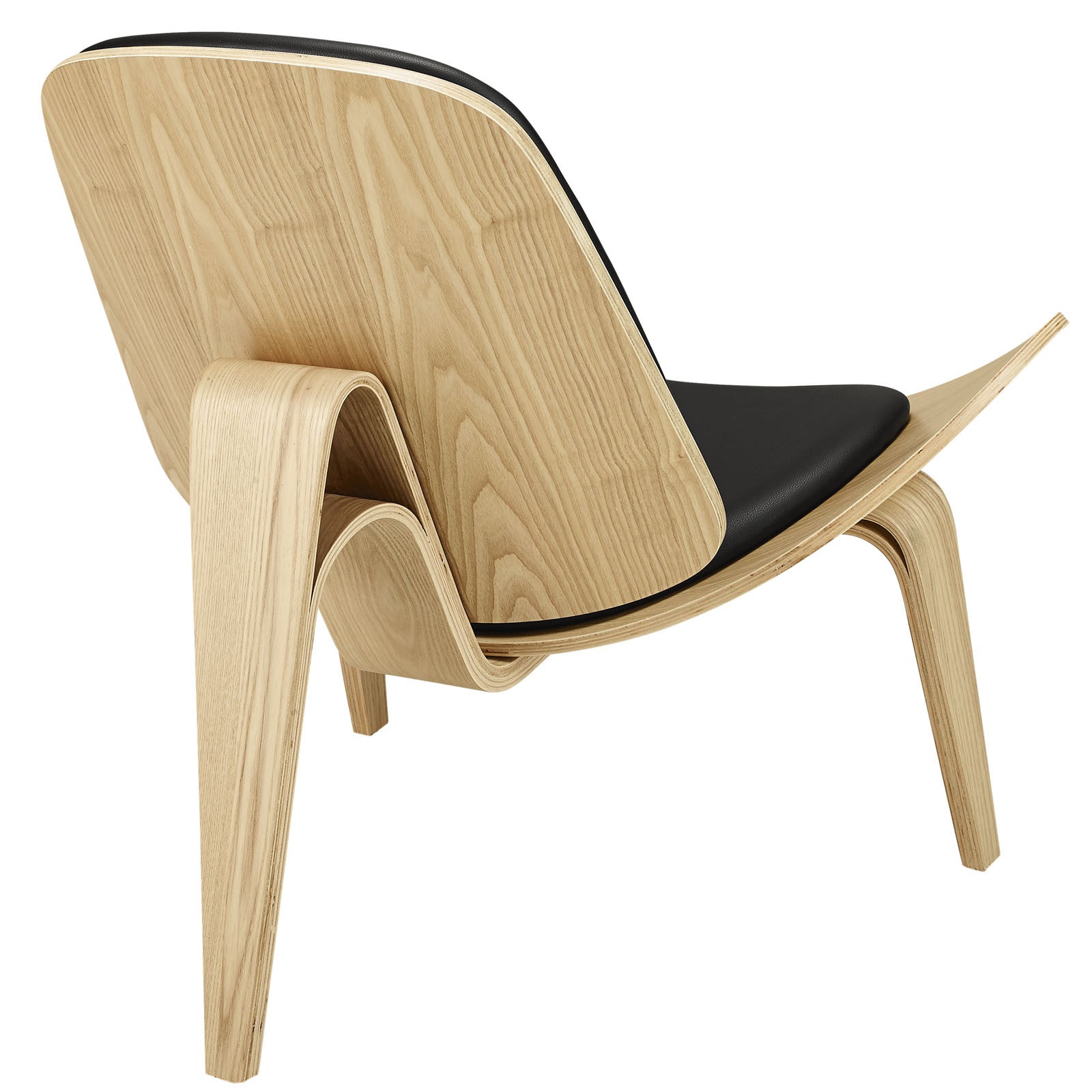 Ark Lounge Chair Oak Black