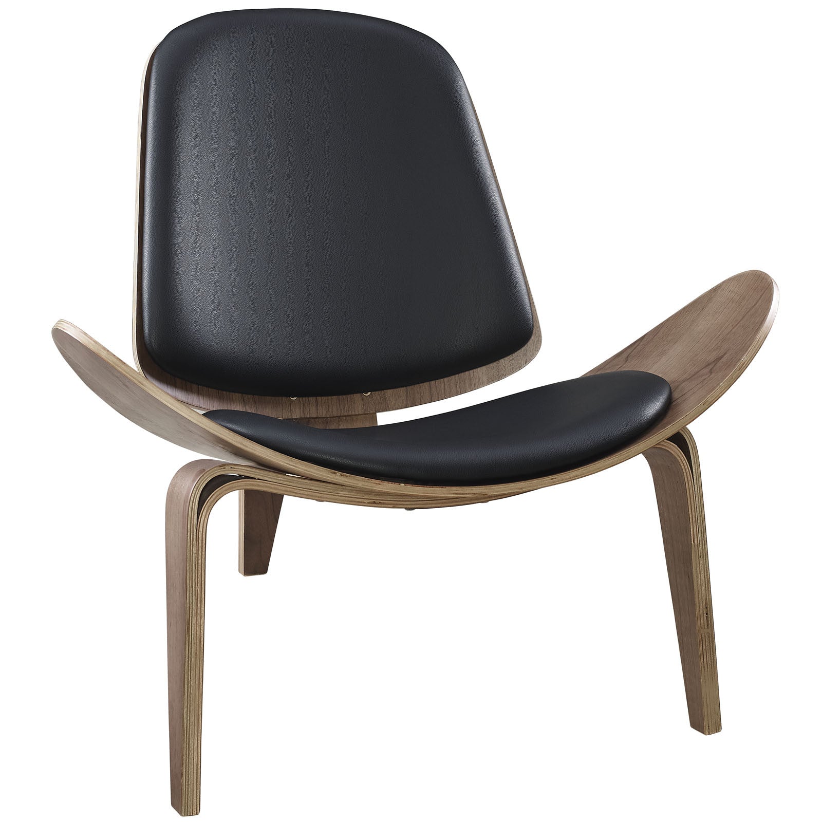Ark Lounge Chair Walnut Black