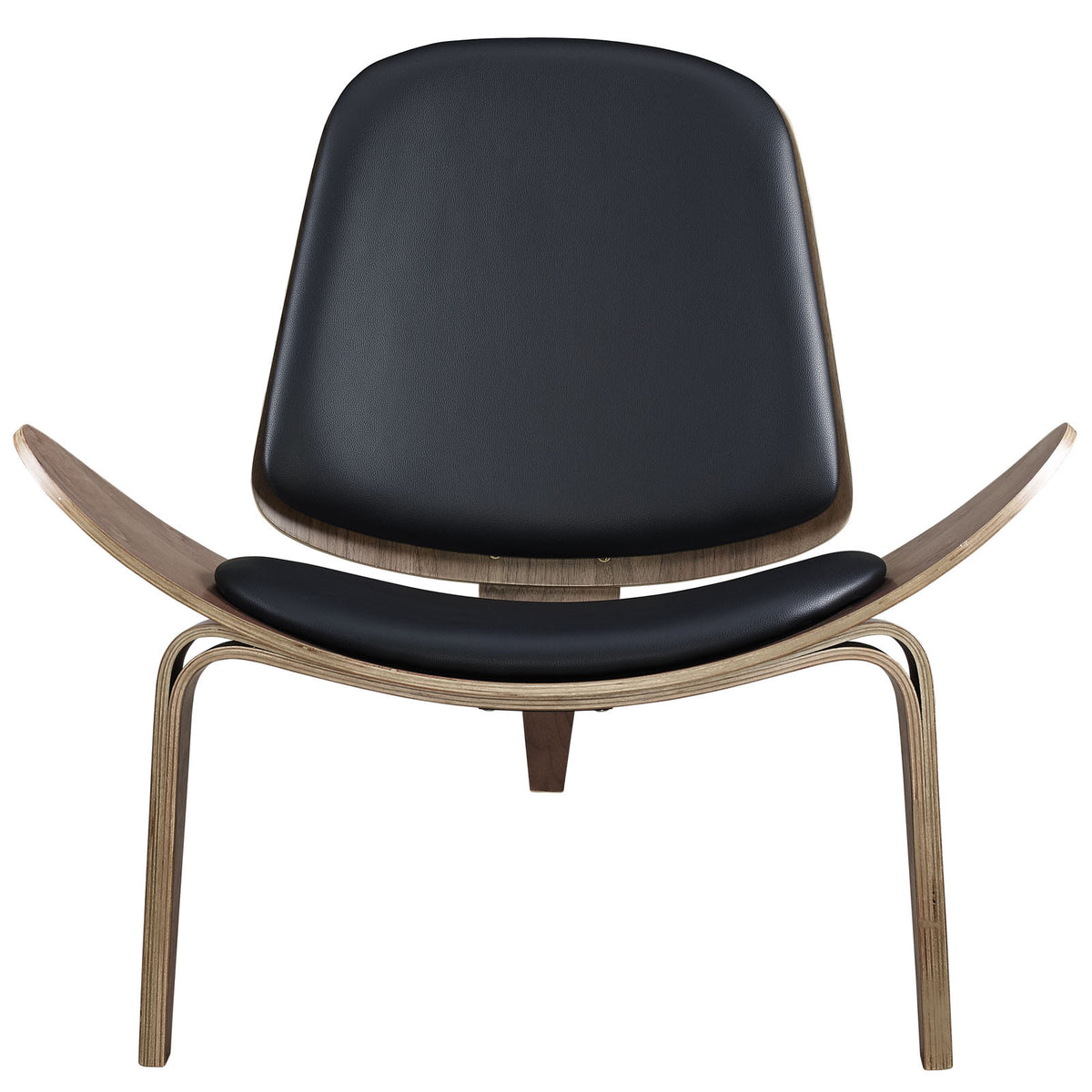 Ark Lounge Chair Walnut Black
