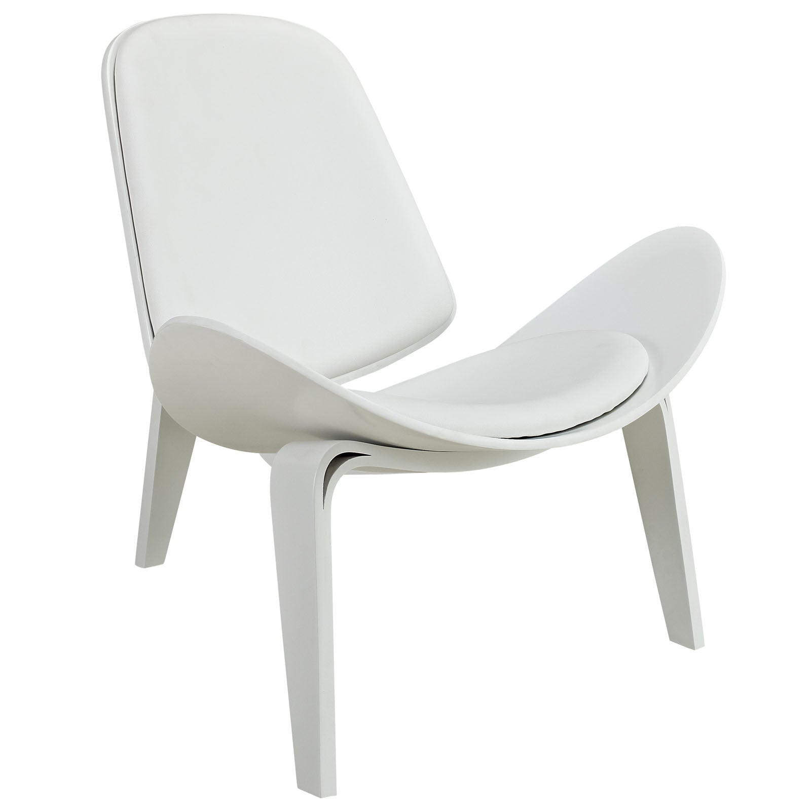 Ark Lounge Chair White White