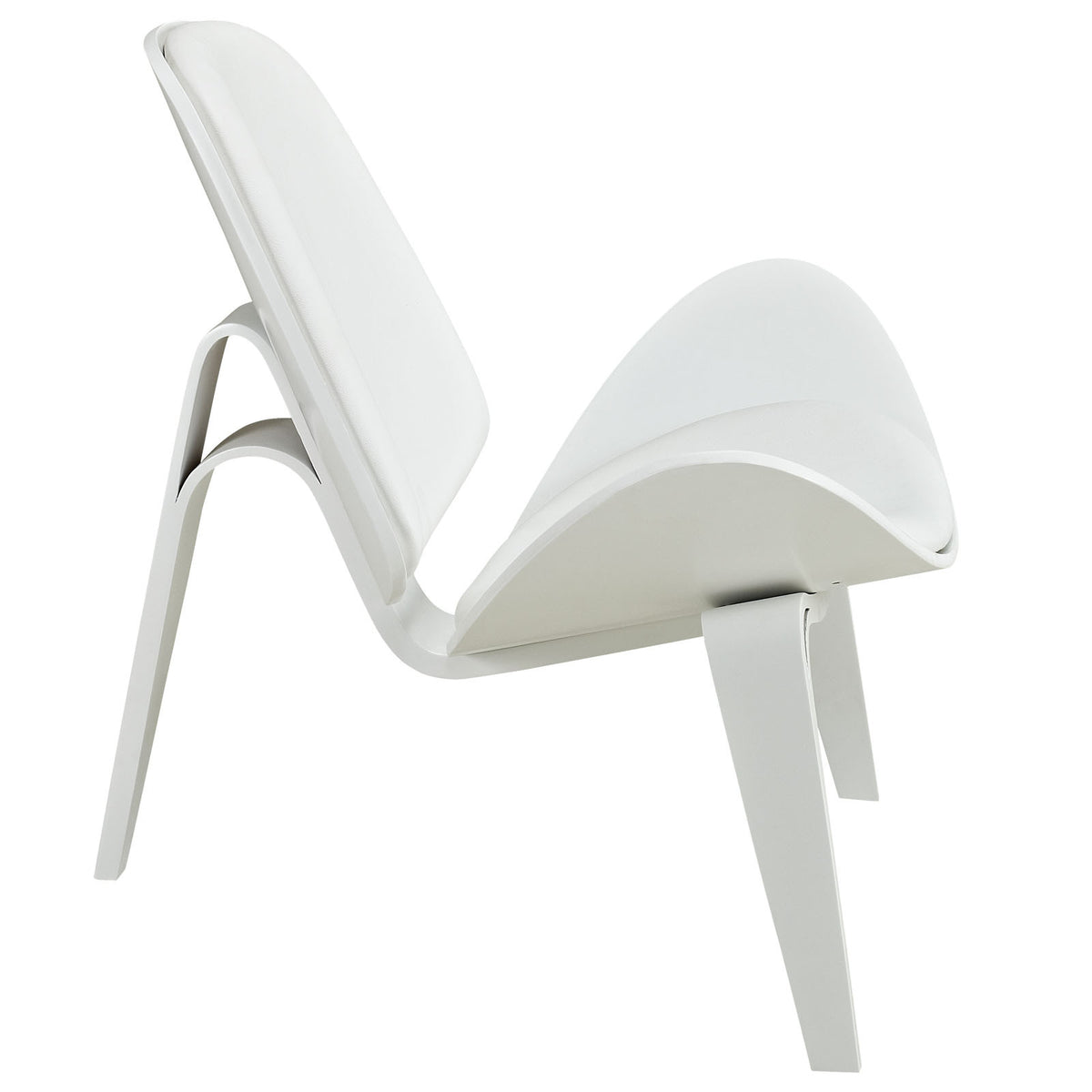 Ark Lounge Chair White White