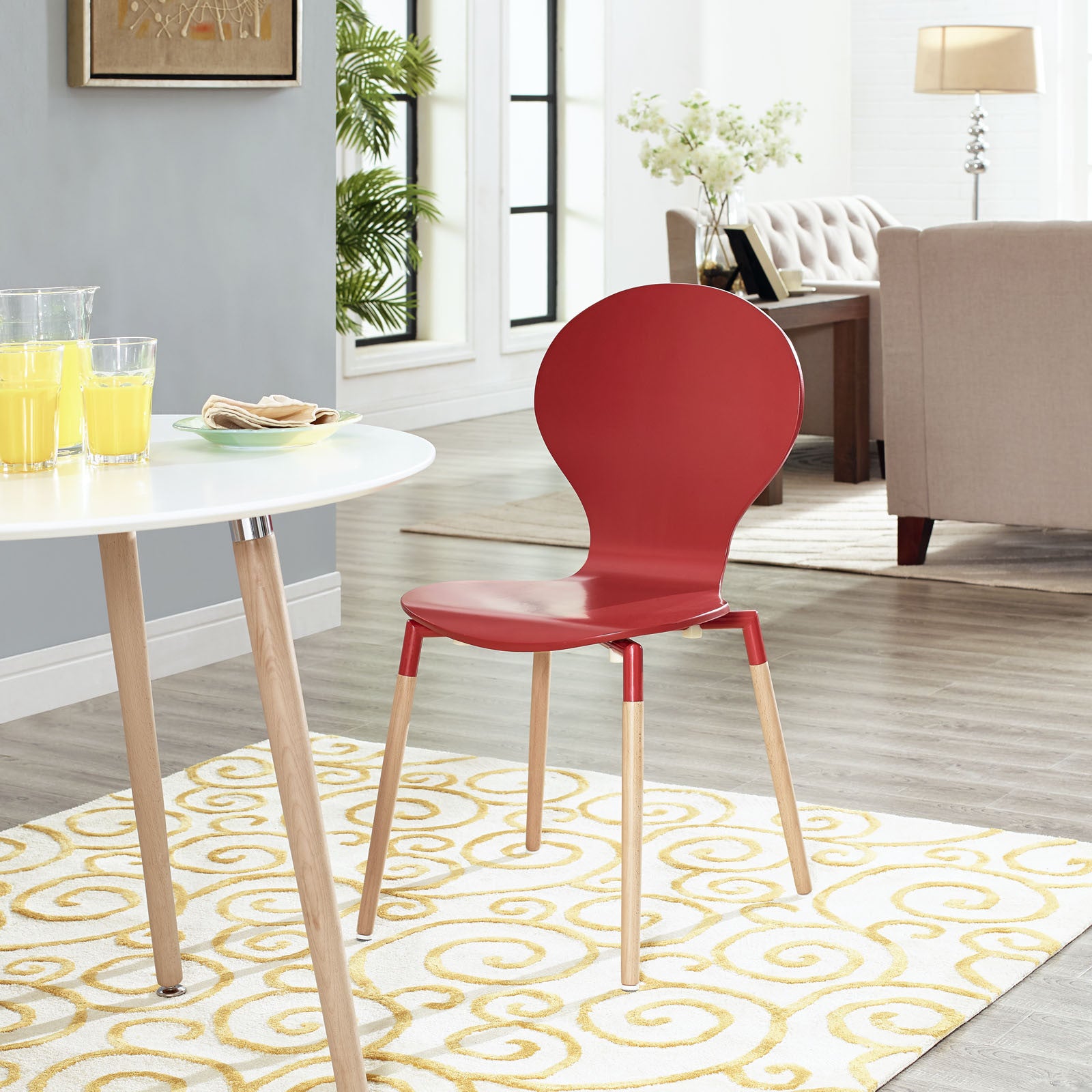 Palatina Chair Red