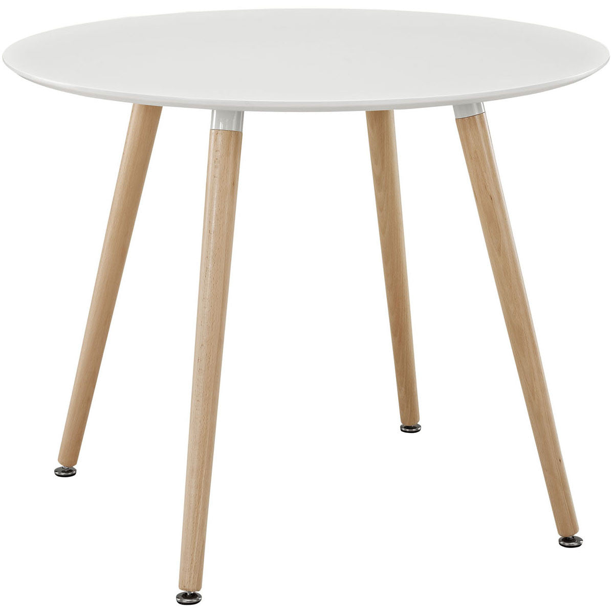 Tacey Circular Dining Table White