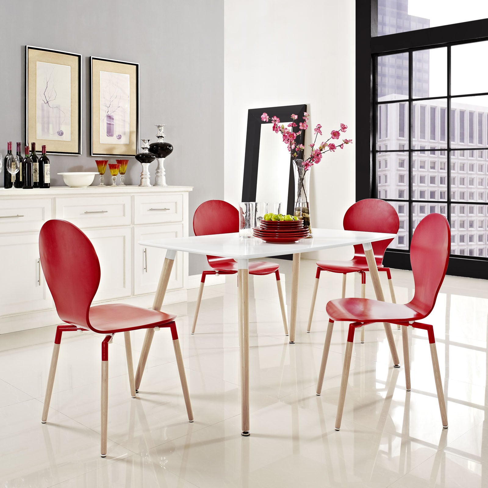 Fara Dining Table White