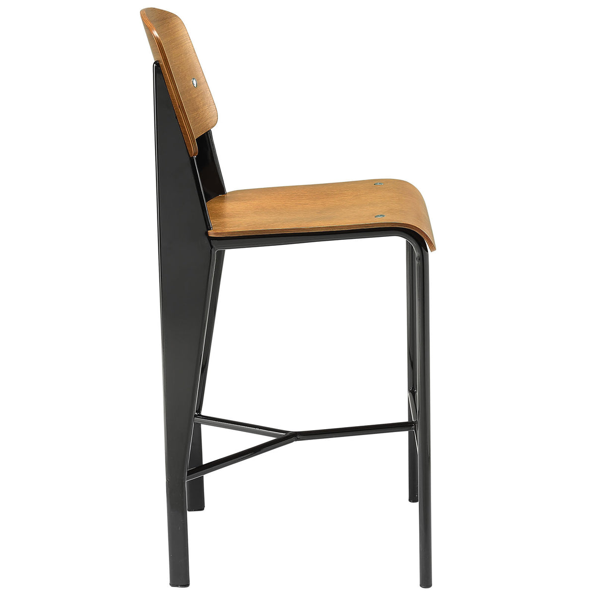 Calypso Counter Stool Walnut Black