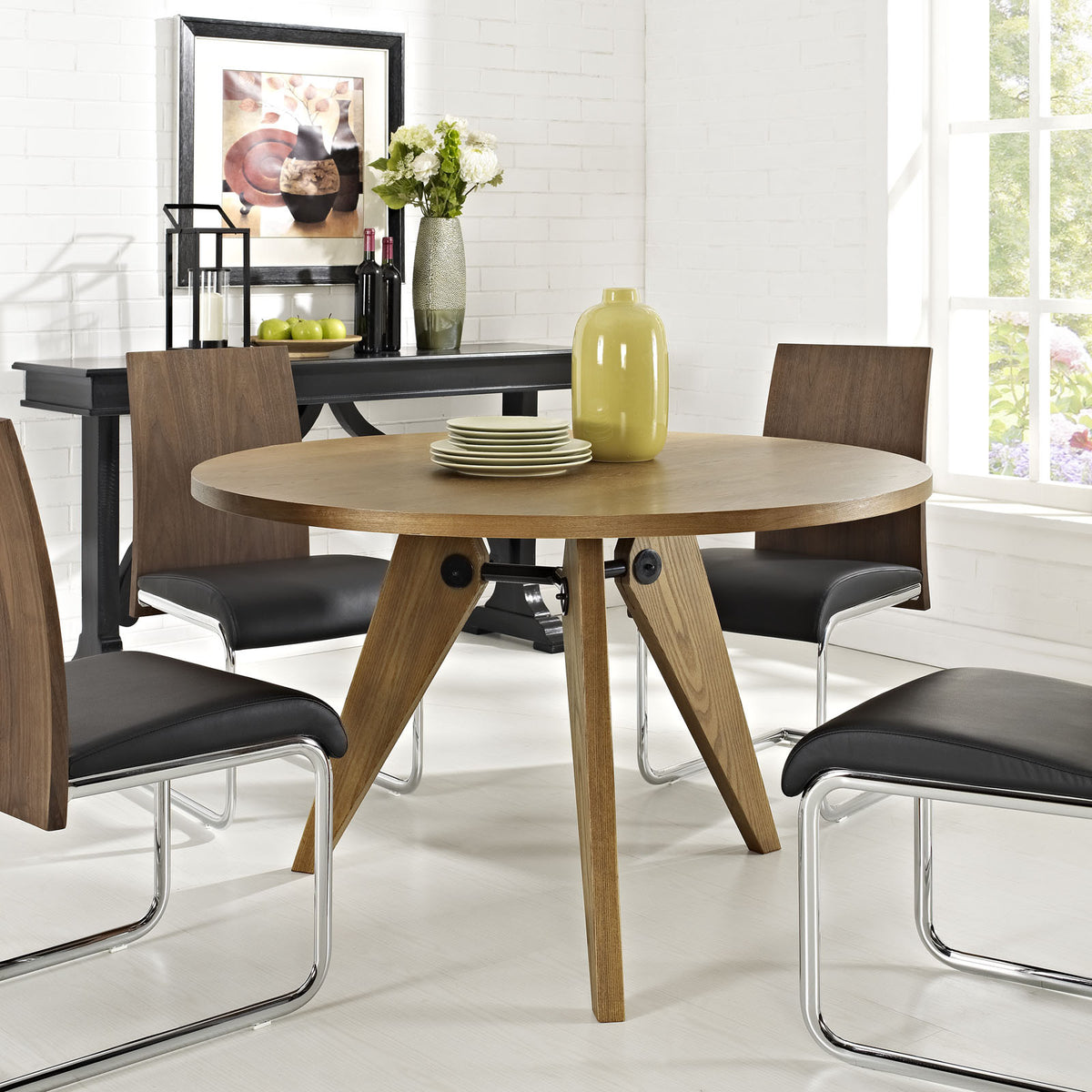 Laida Dining Table Walnut
