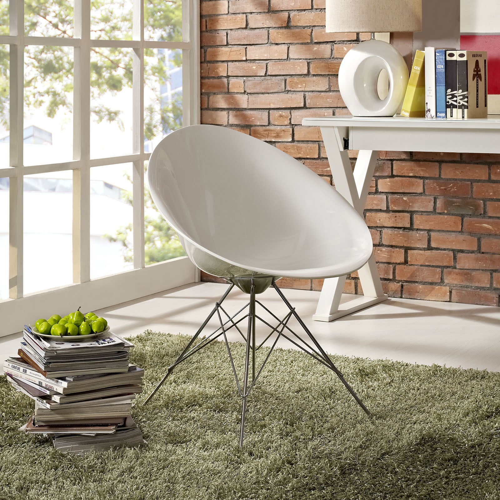 Regana Side Chair White