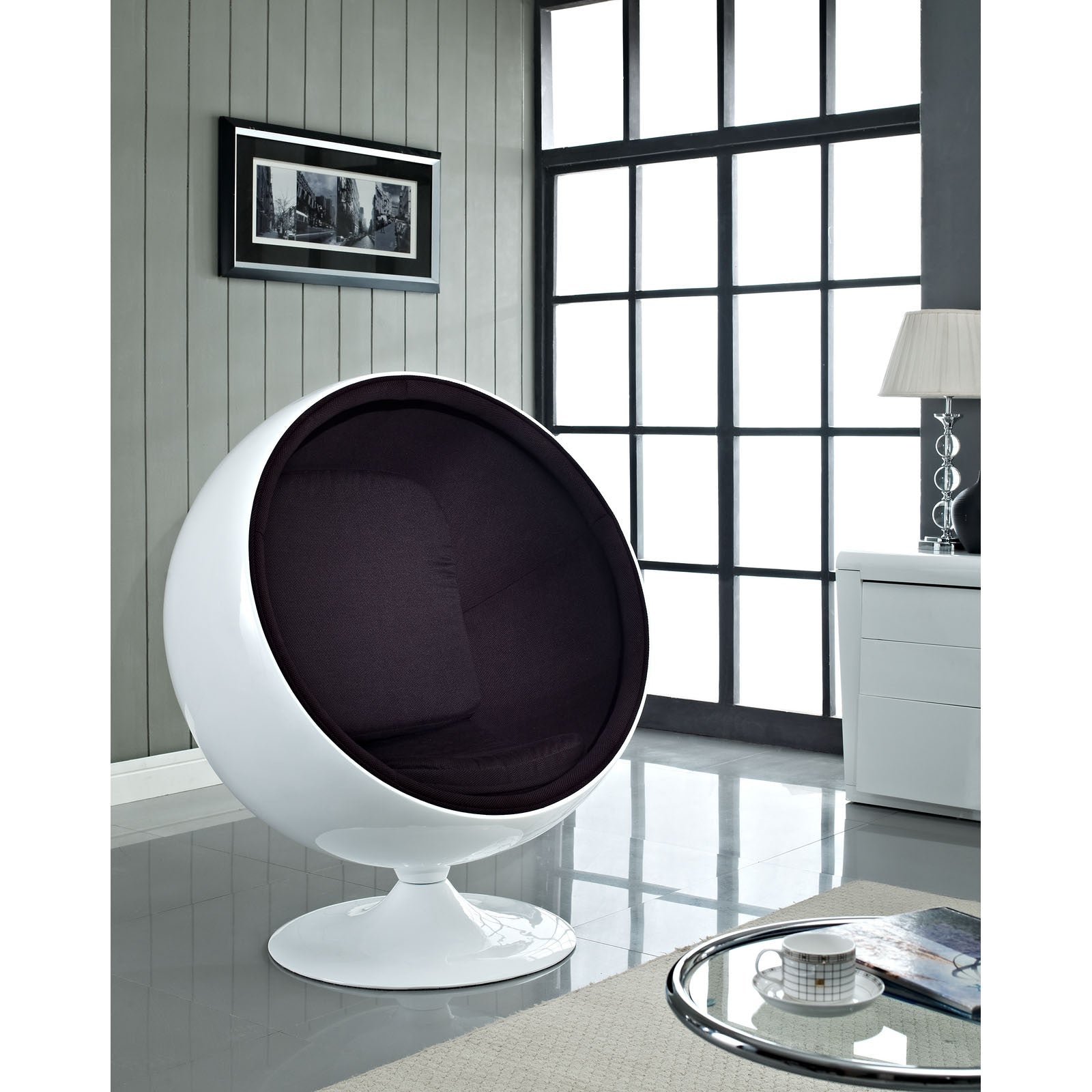 Keane Lounge Chair Black