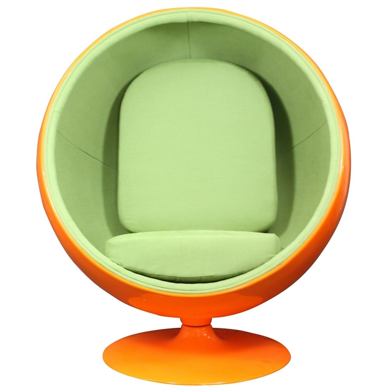 Keane Lounge Chair Orange Green