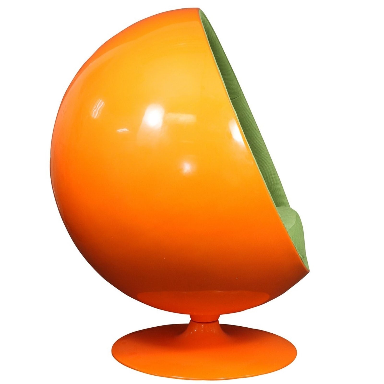 Keane Lounge Chair Orange Green