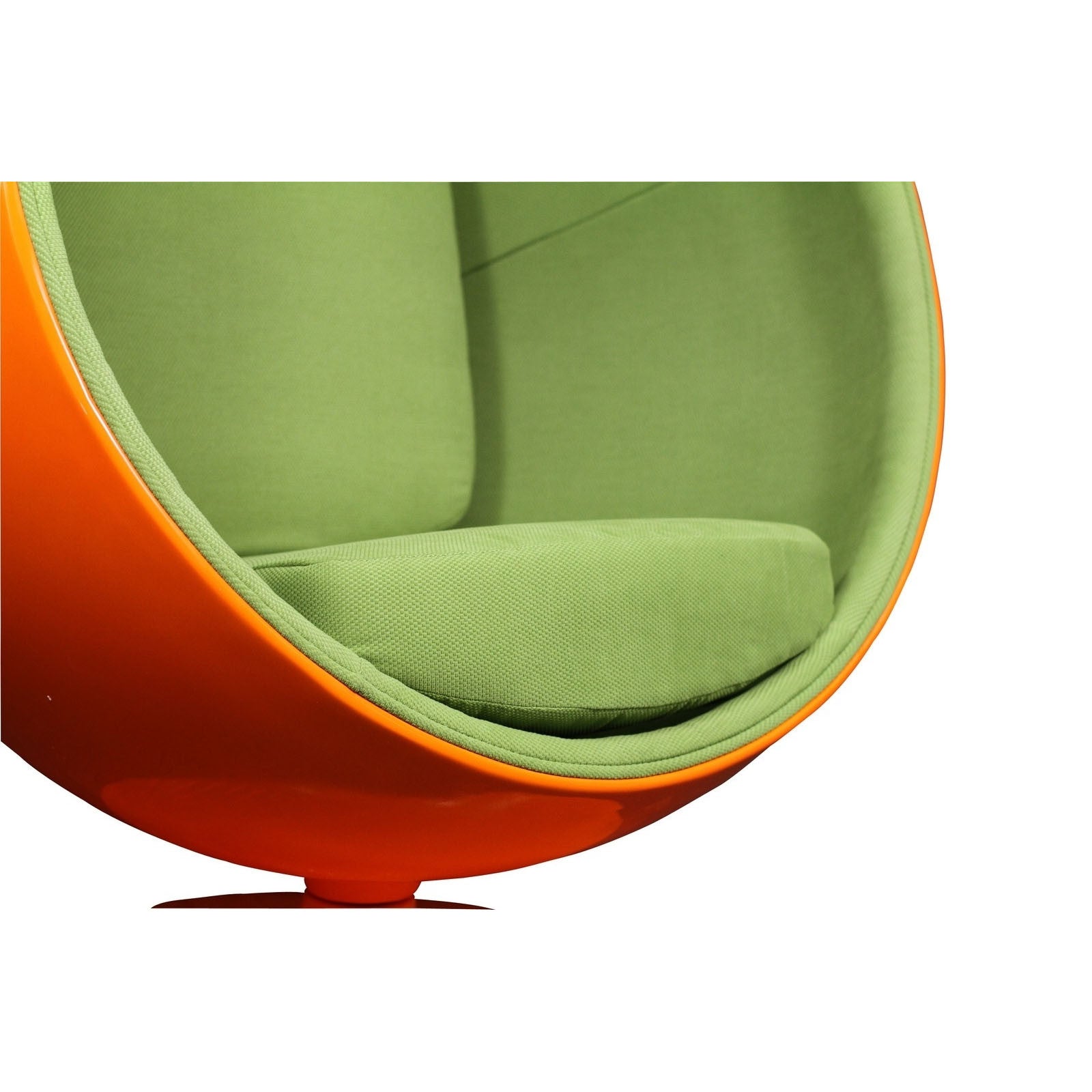 Keane Lounge Chair Orange Green