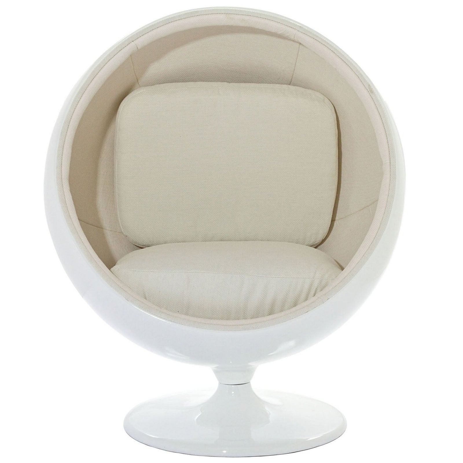 Keane Lounge Chair White
