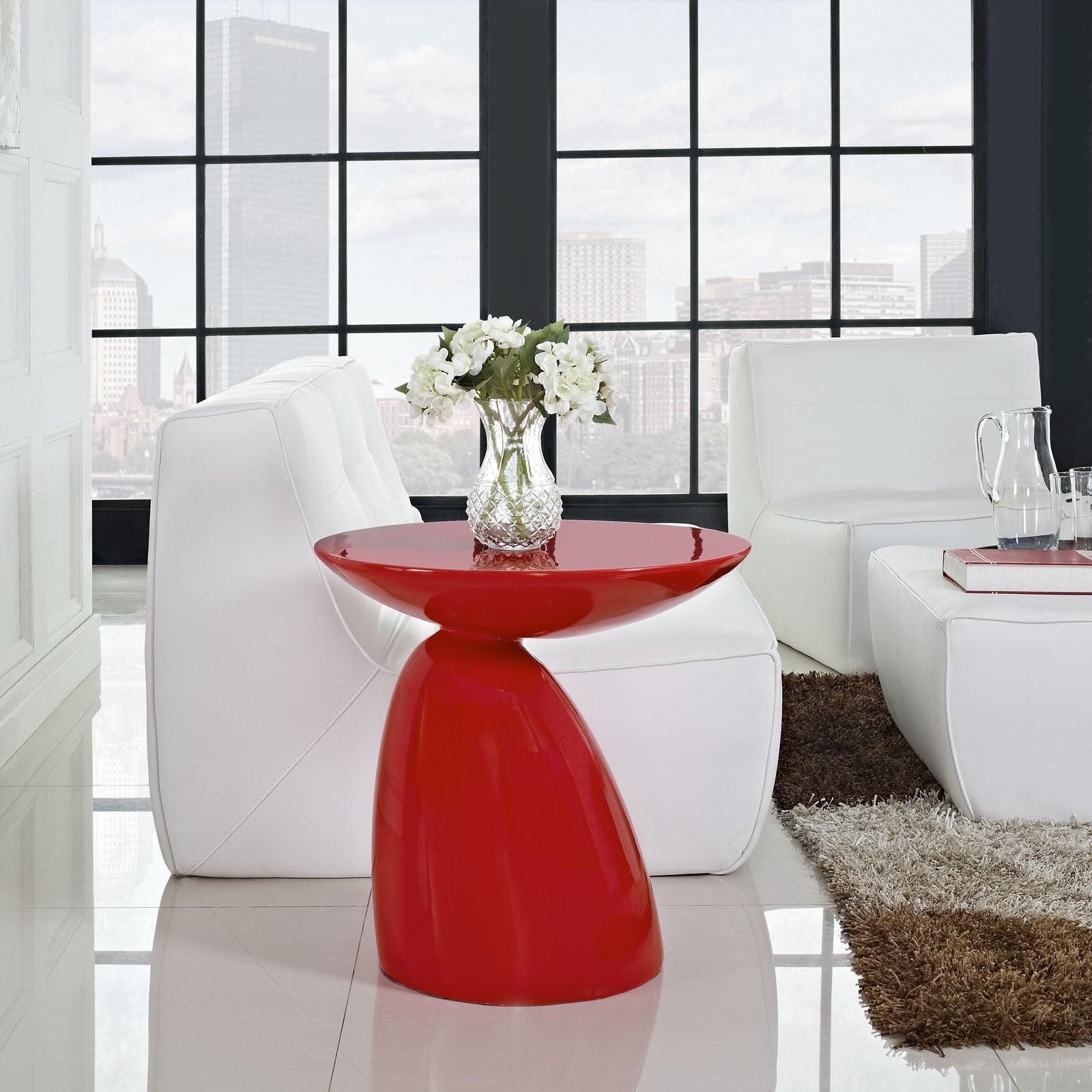 Flux Side Table Red