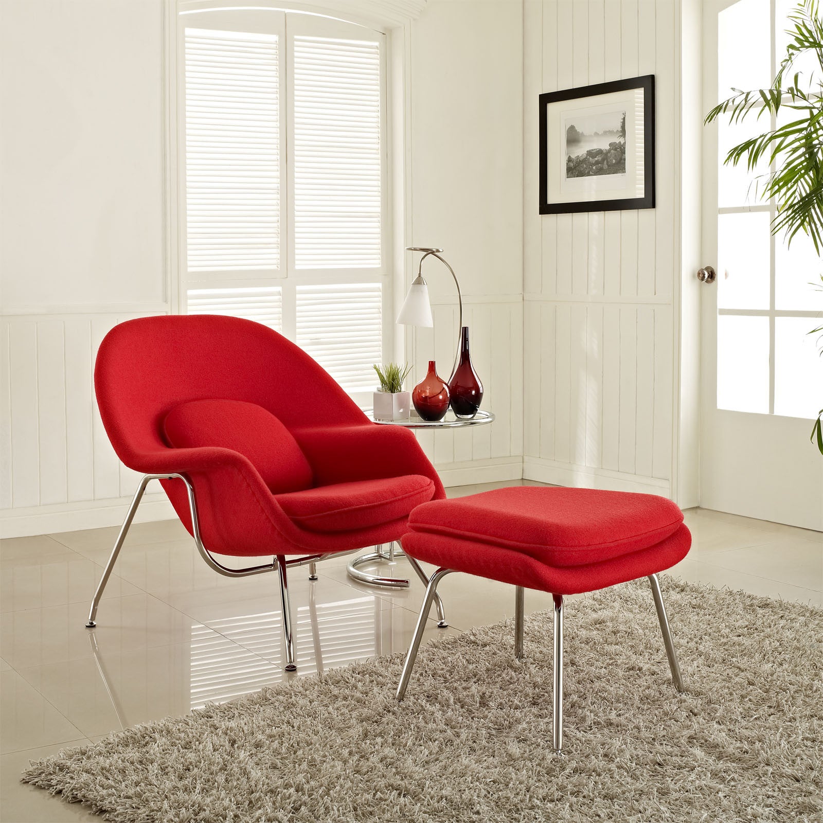 Wander Lounge Chair Red