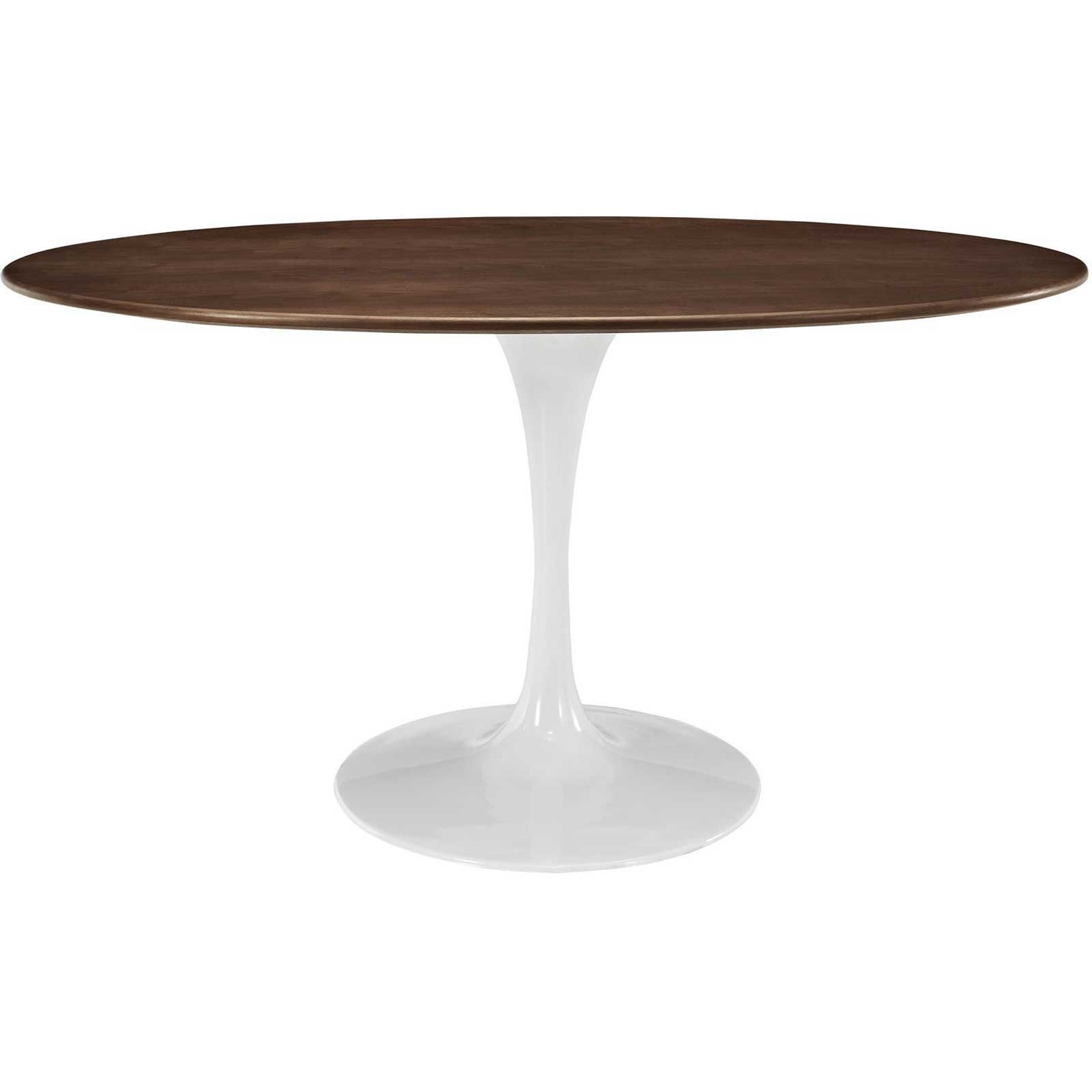 Lore Oval Dining Table Walnut