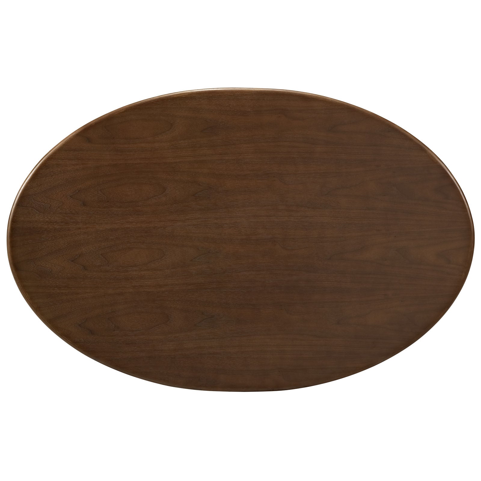 Lore Oval Coffee Table Walnut