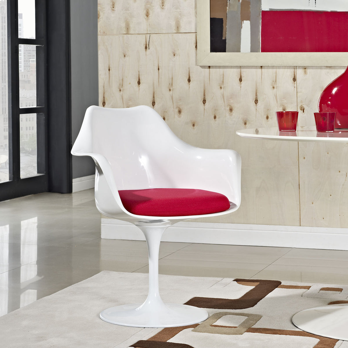 Lore Armchair Red