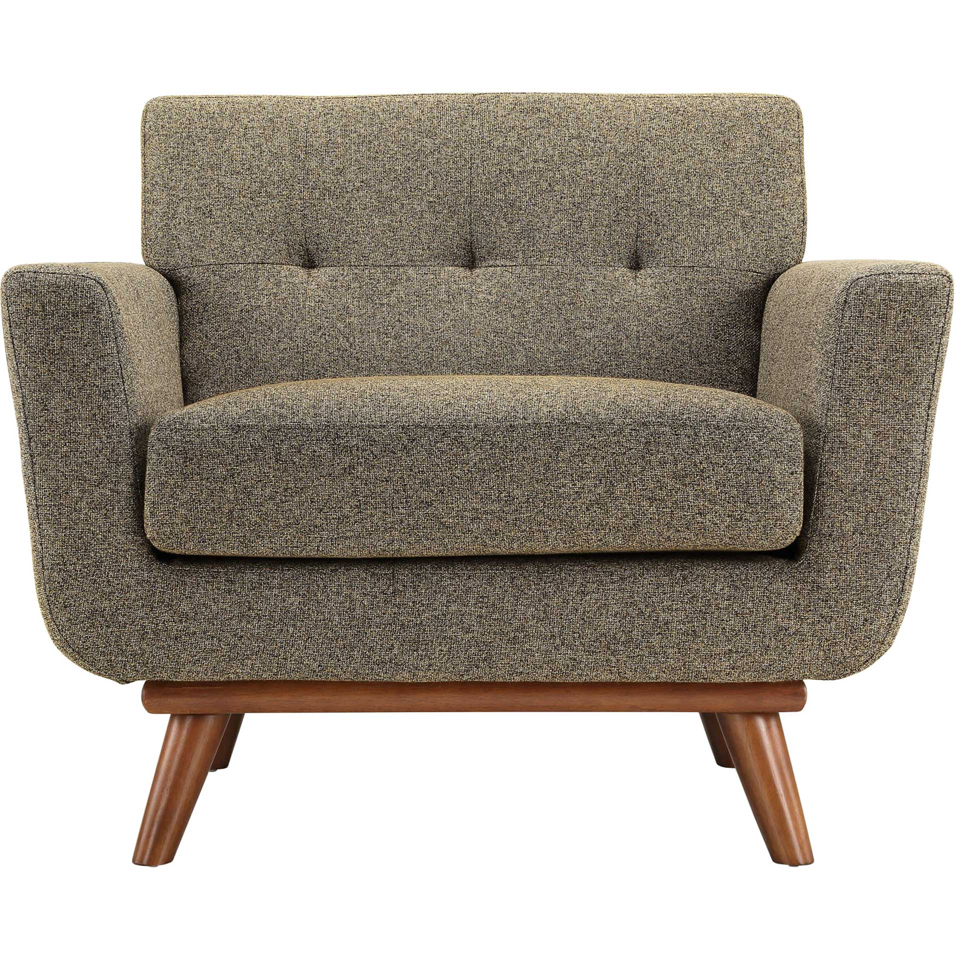 Emory Upholstered Armchair Oatmeal Tweed