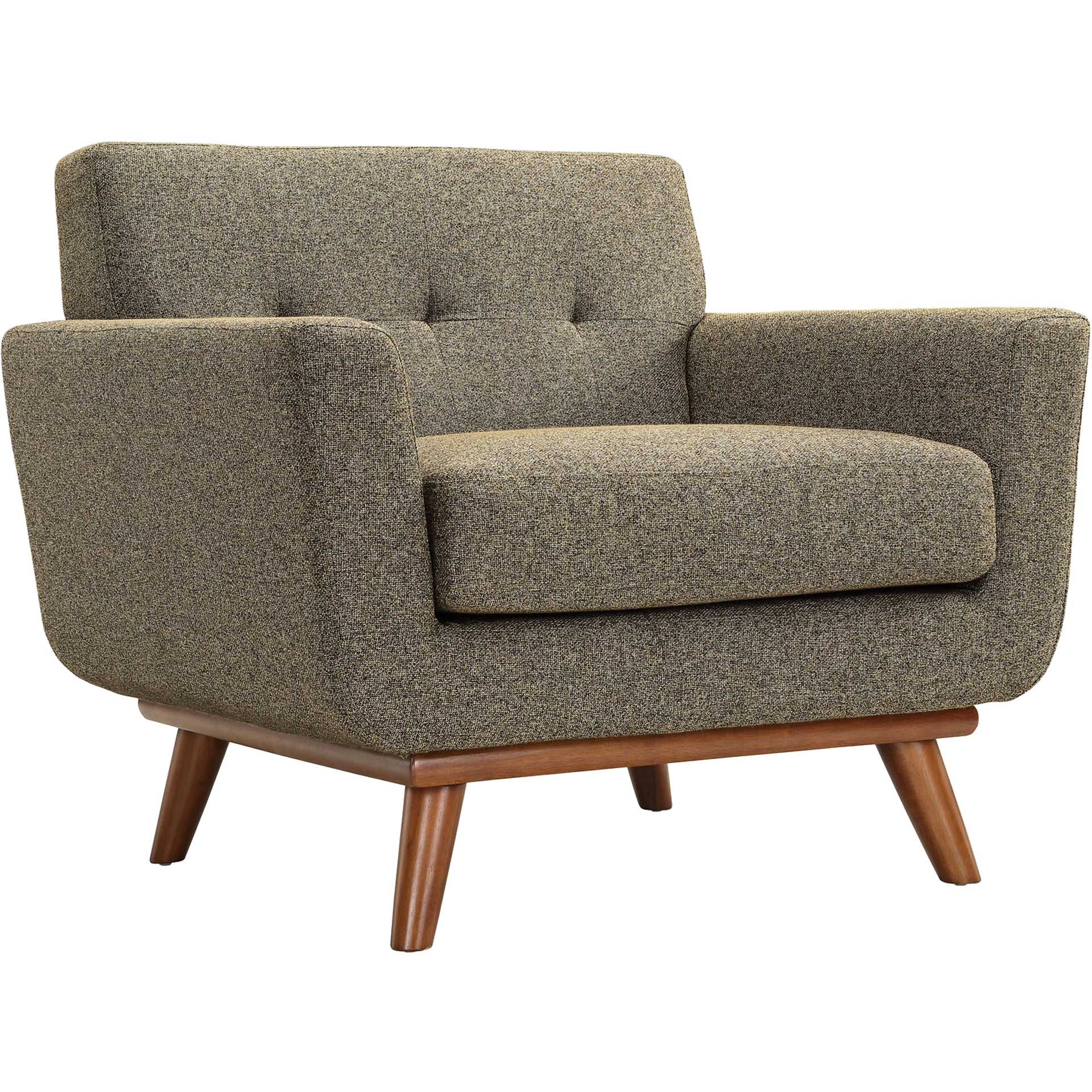 Emory Upholstered Armchair Oatmeal Tweed