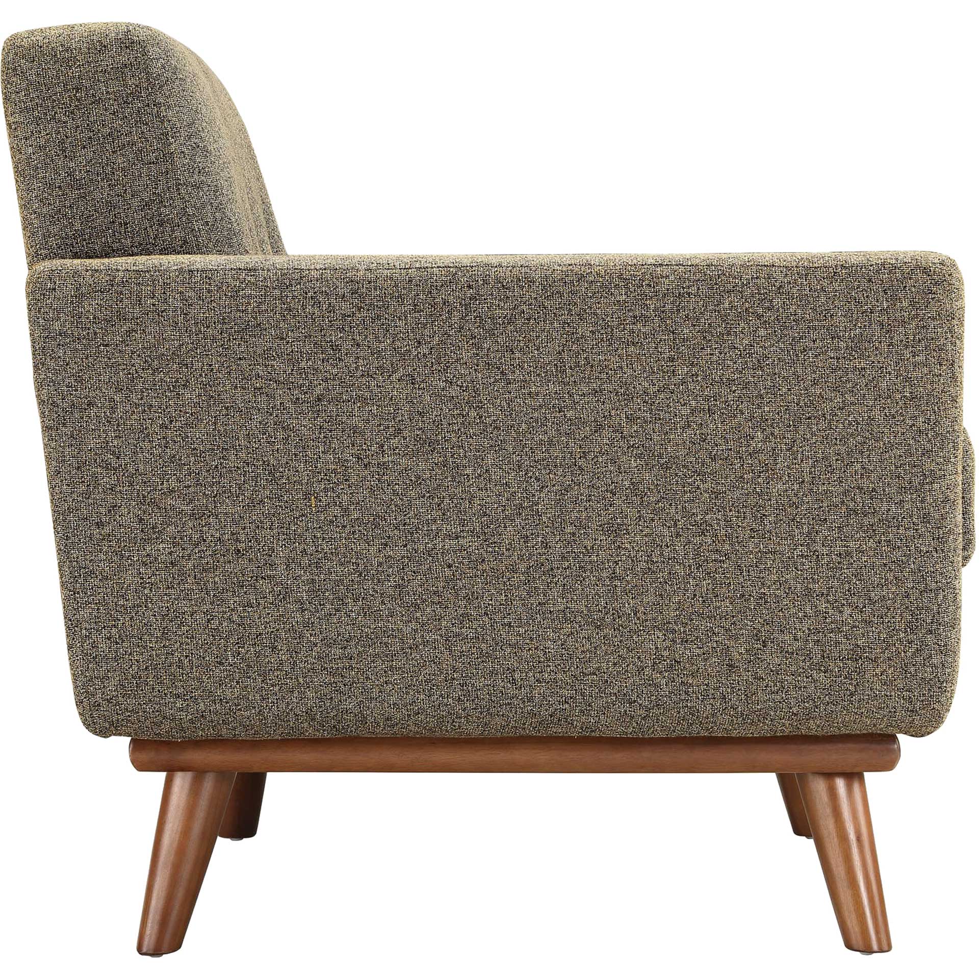 Emory Upholstered Armchair Oatmeal Tweed