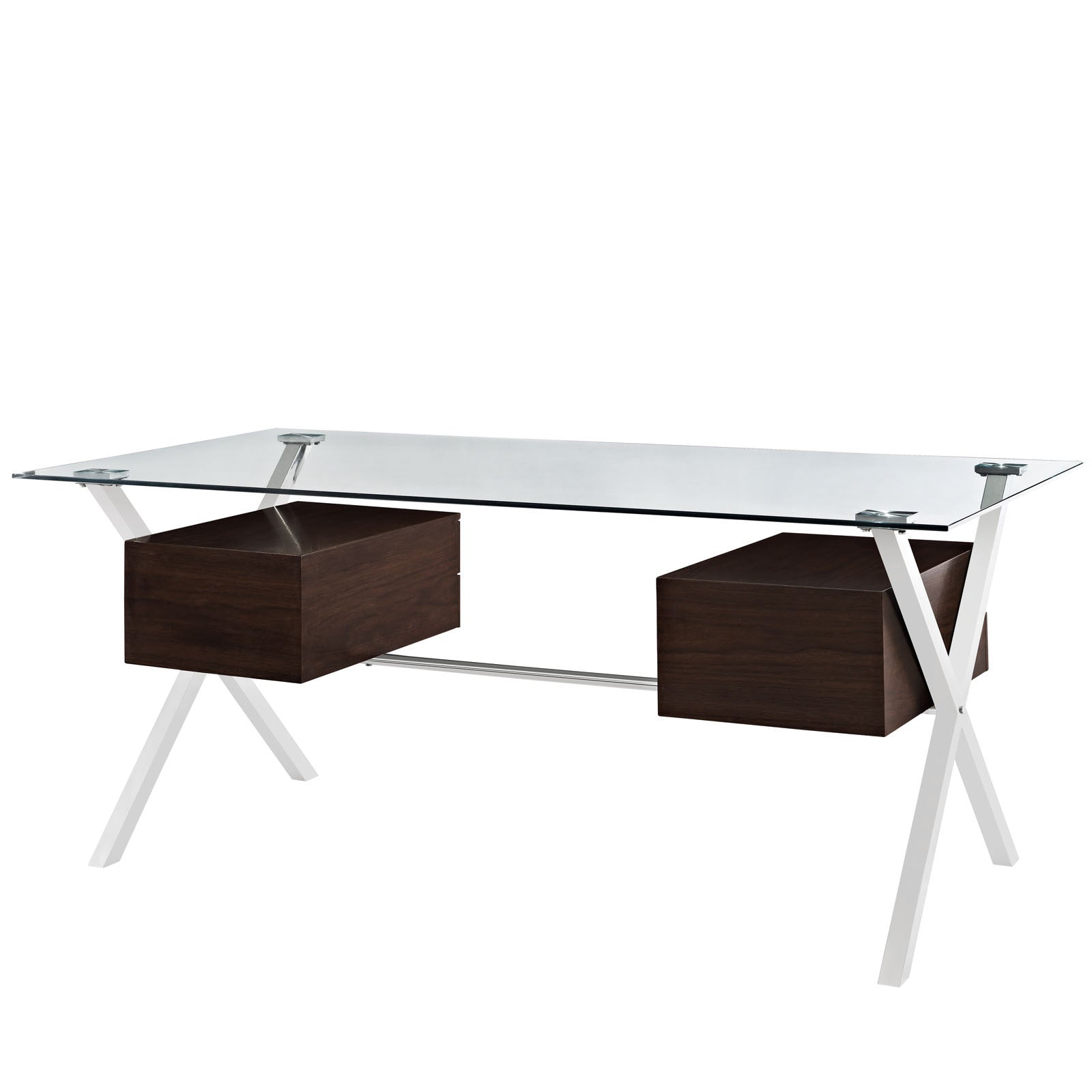 Astute Office Desk Walnut
