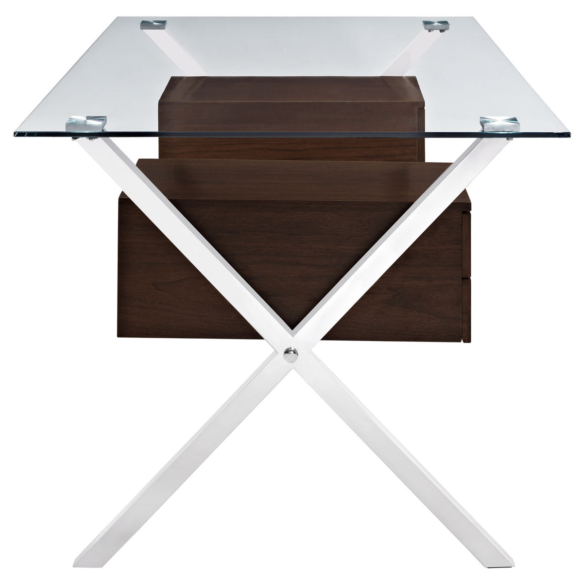 Astute Office Desk Walnut