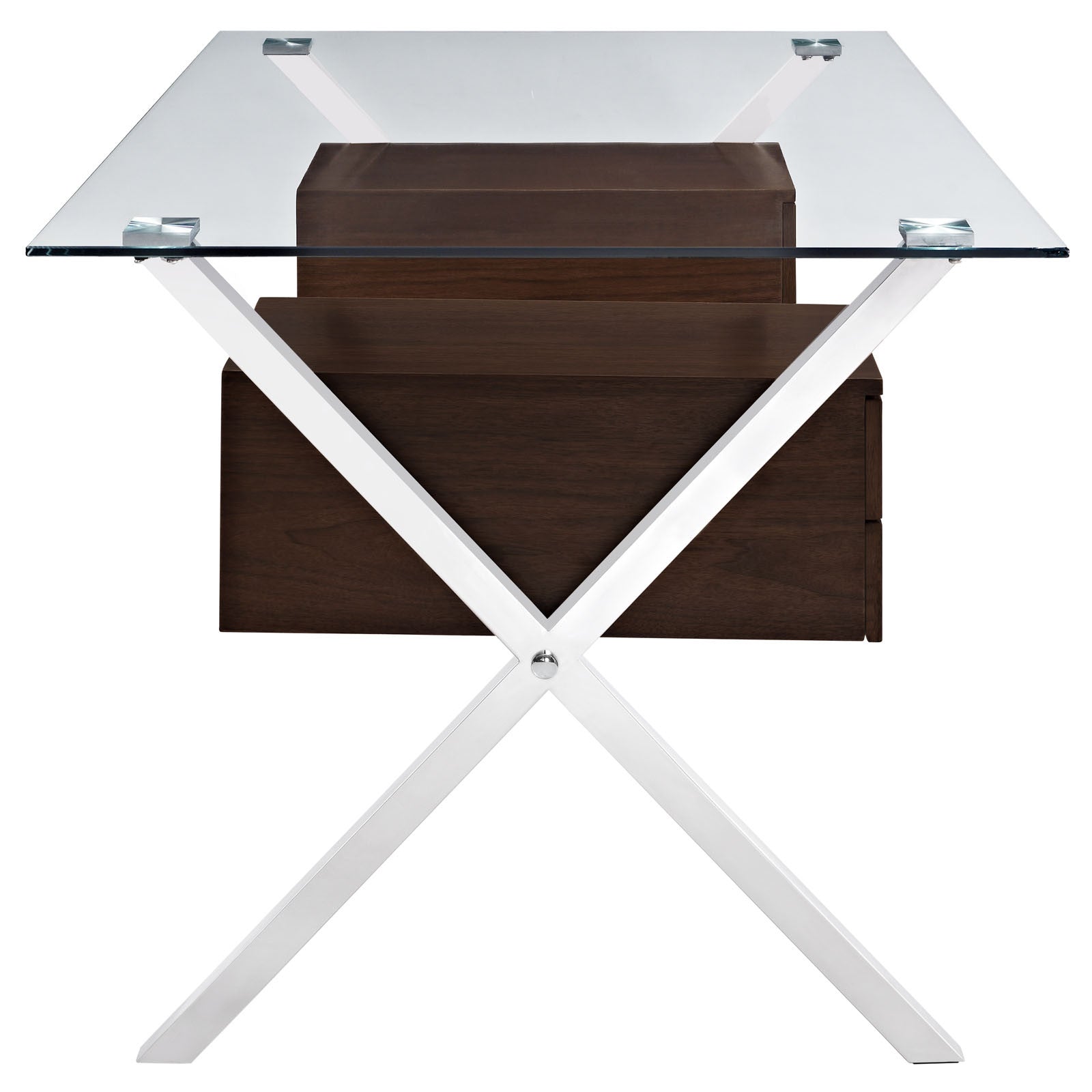 Astute Office Desk Walnut