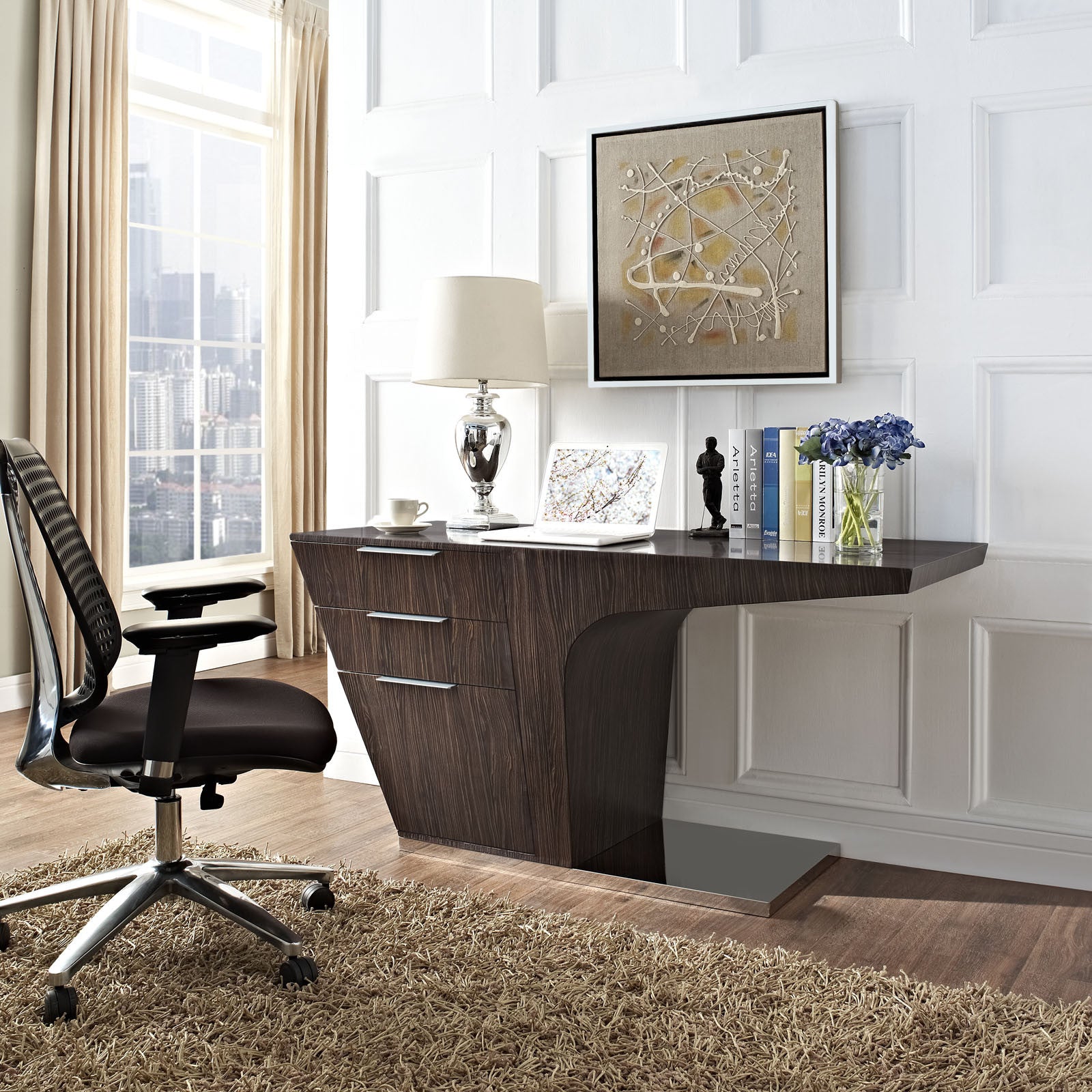 Ward Office Desk Walnut